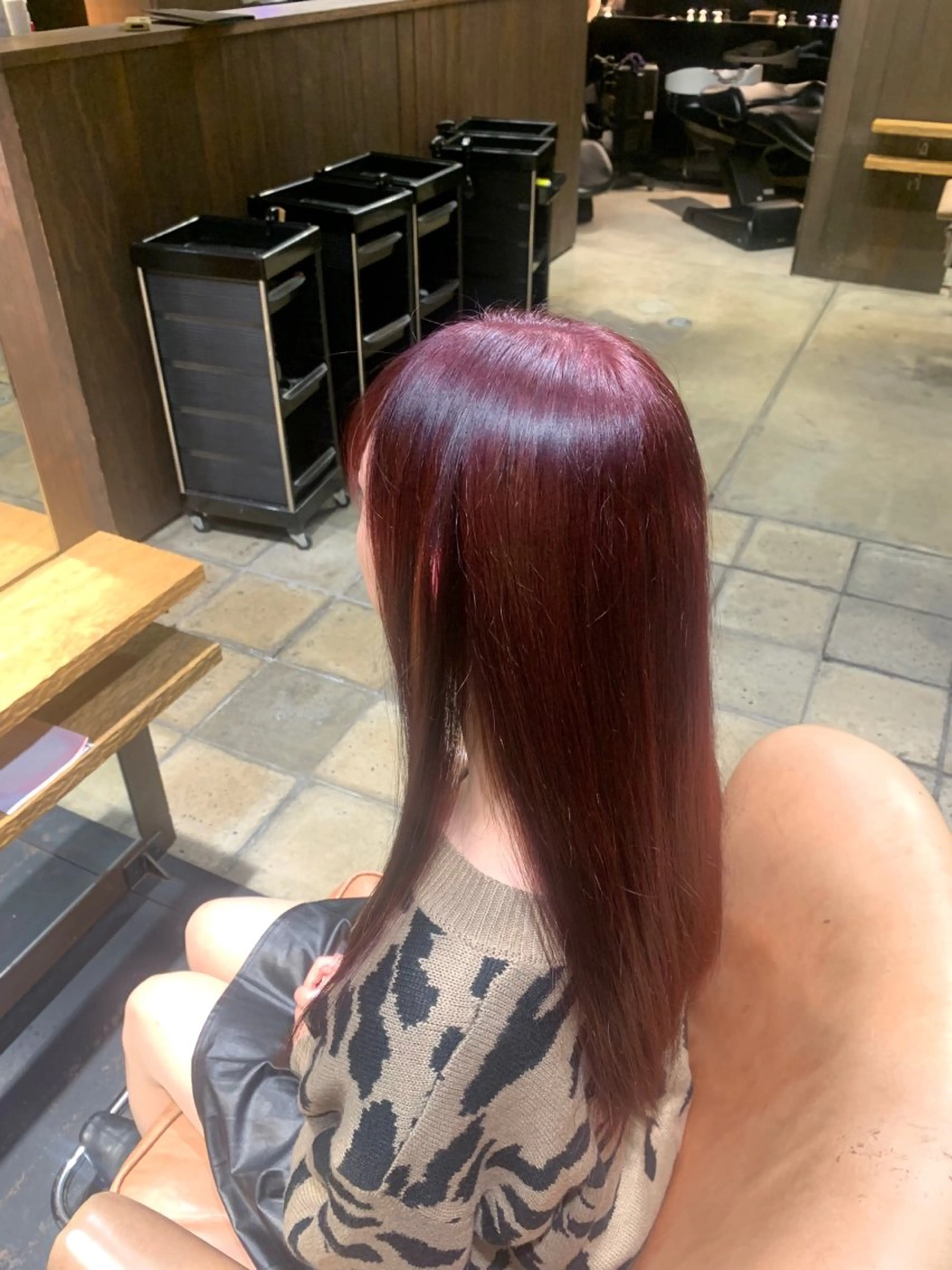 カラー ブラウンカラー ピンクカラー ヘアカラー 朝斗/ブリーチなし ・Wカラー・エクステのヘアスタイル