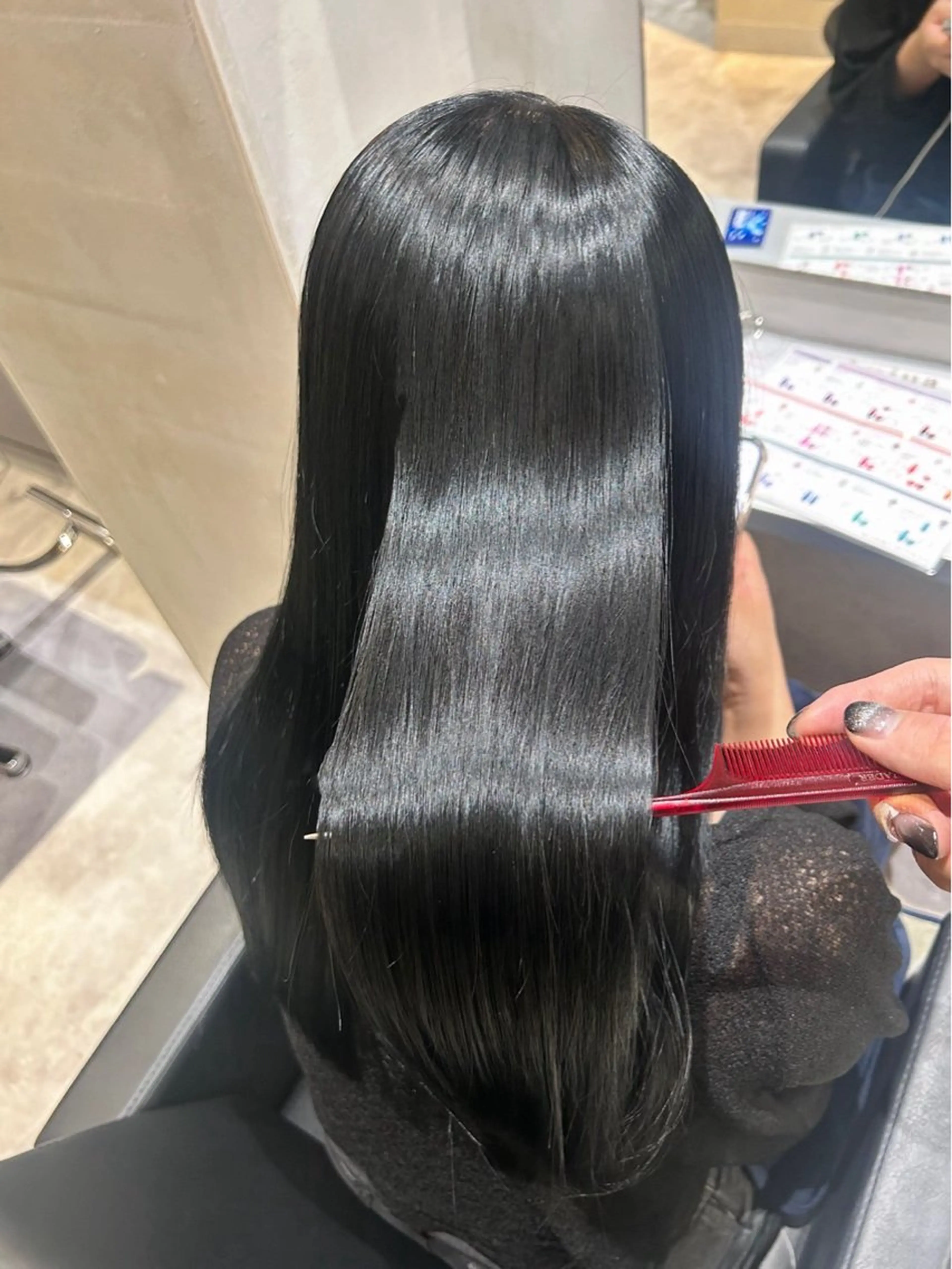 💠髪質改善💠カット➕カラー➕髪質改善ULTOWAトリートメント¥12500《レイヤー・ハッシュカット・髪質改善・新宿の写真