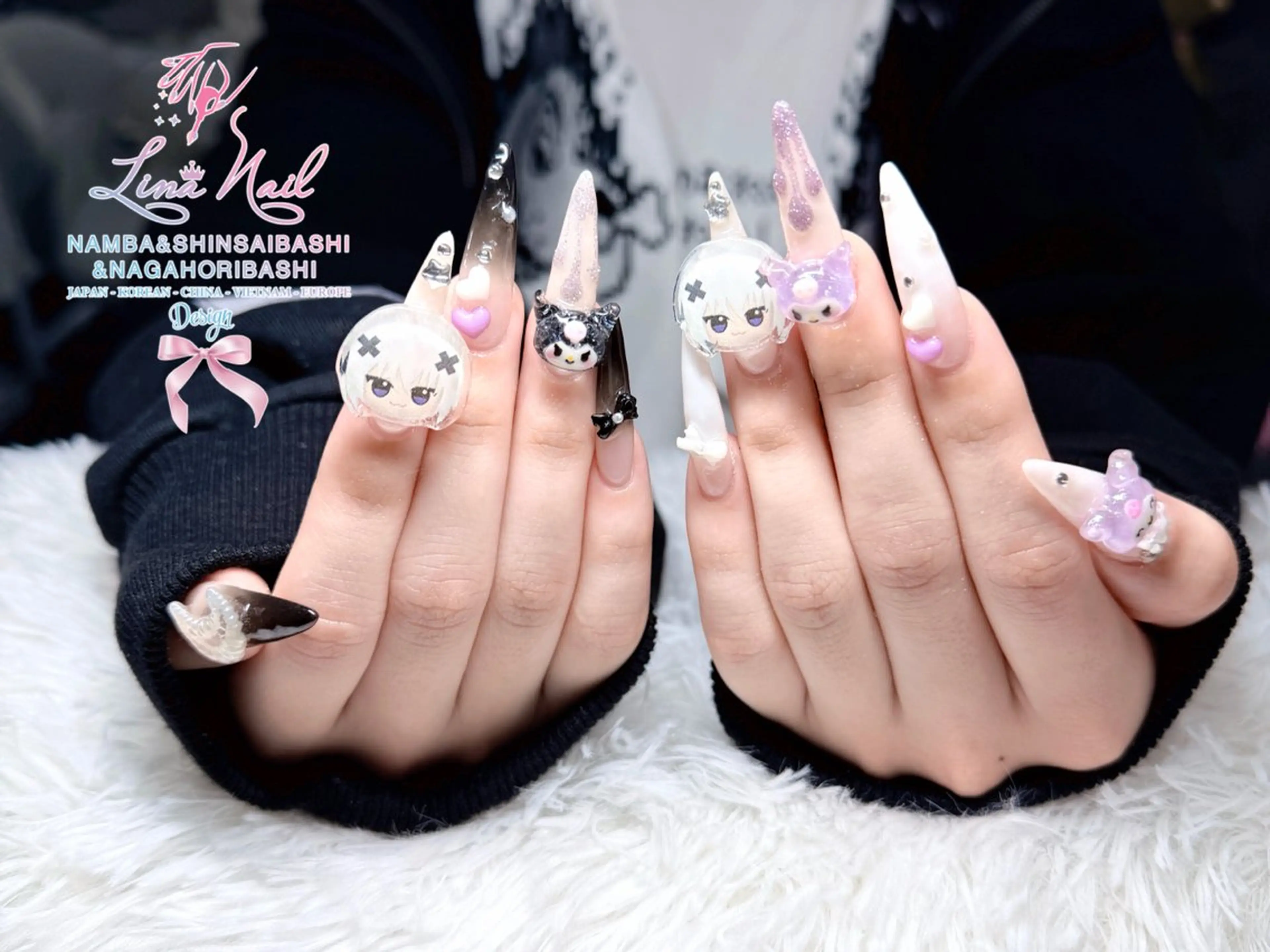 ネイル フットネイル ジェルネイル 持ち込み ネイルチップ ハンドネイル リナネイル 長堀橋店／東心斎橋店のネイルデザイン
