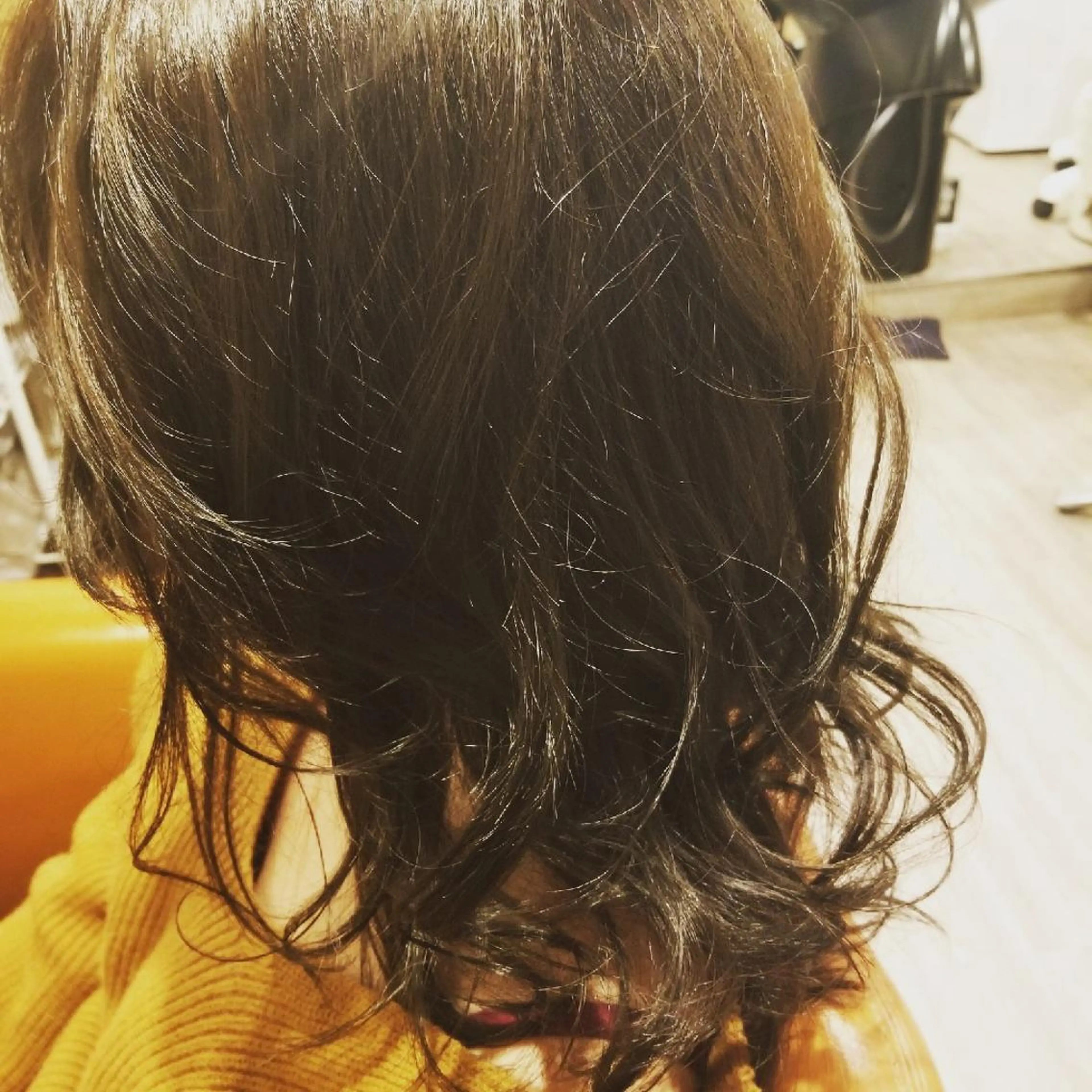 ミディアム カラー アディクシーカラー バレイヤージュ 外国人風カラー レイヤーカット トリートメント spa hair  ark 富井直美のヘアスタイル