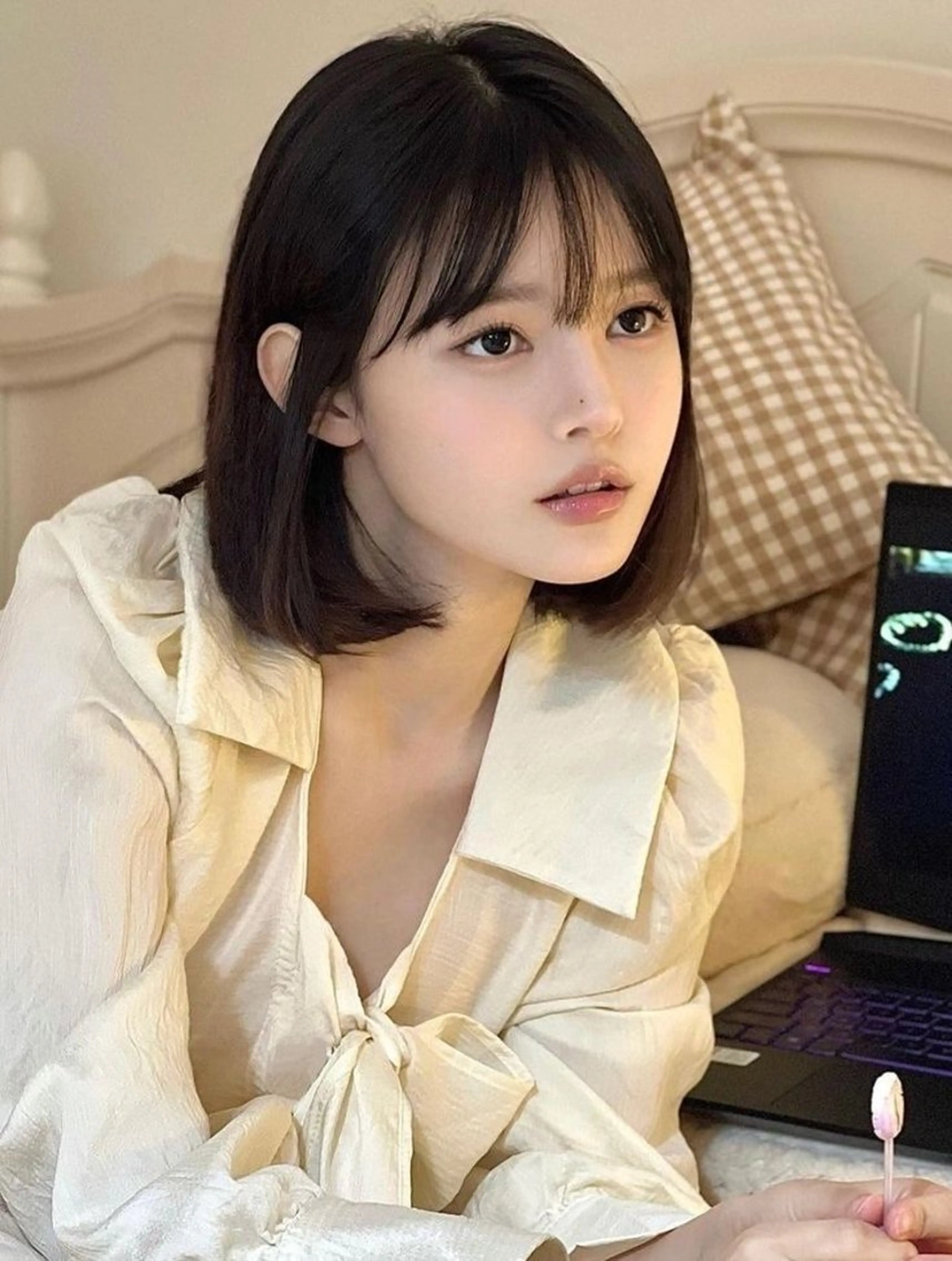 ショート カラー パーマ ヘアアレンジ ショートヘア原宿 fifth コシのヘアスタイル