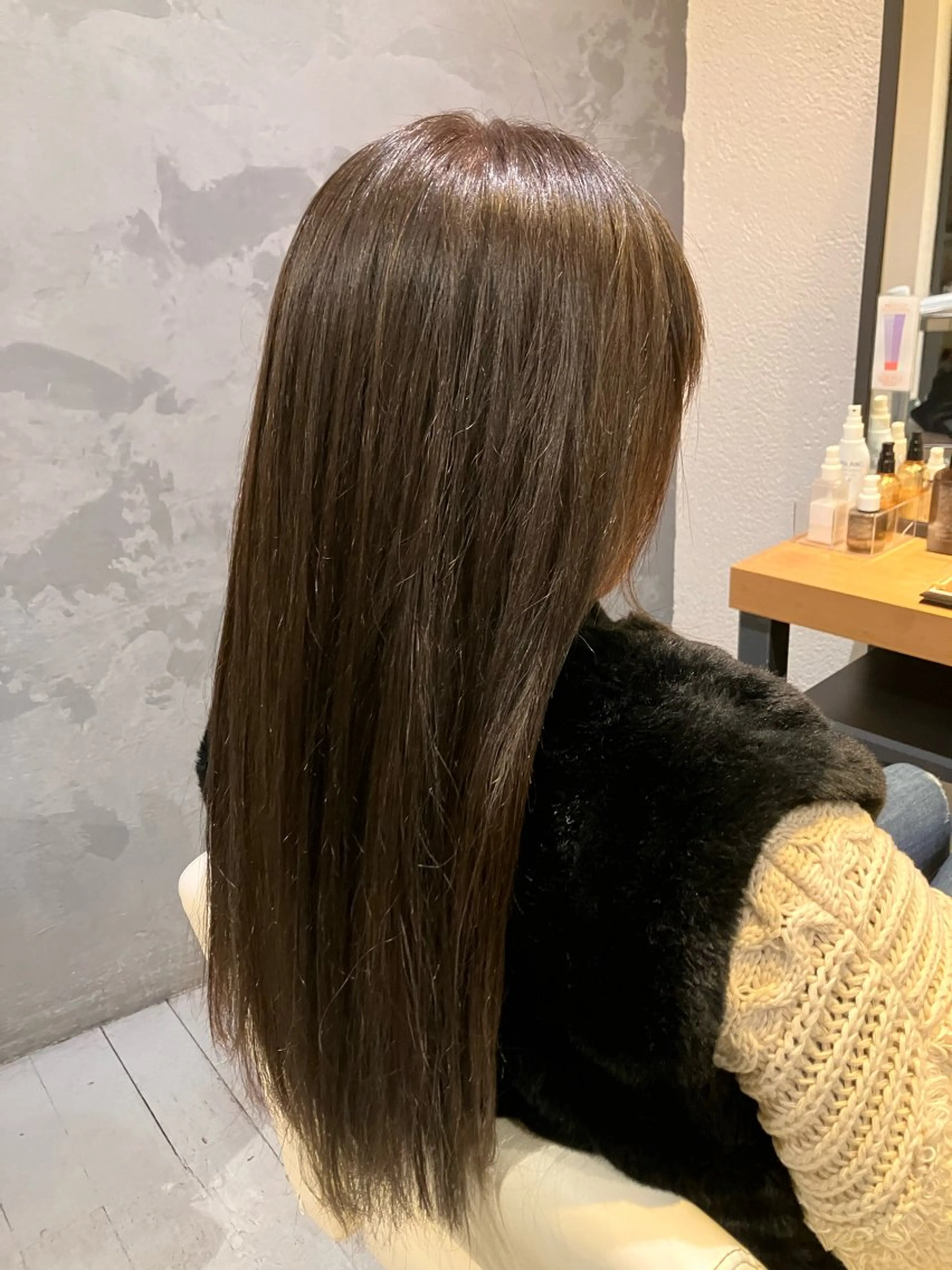 カラー 透明感カラー 口石 ひかるのヘアスタイル
