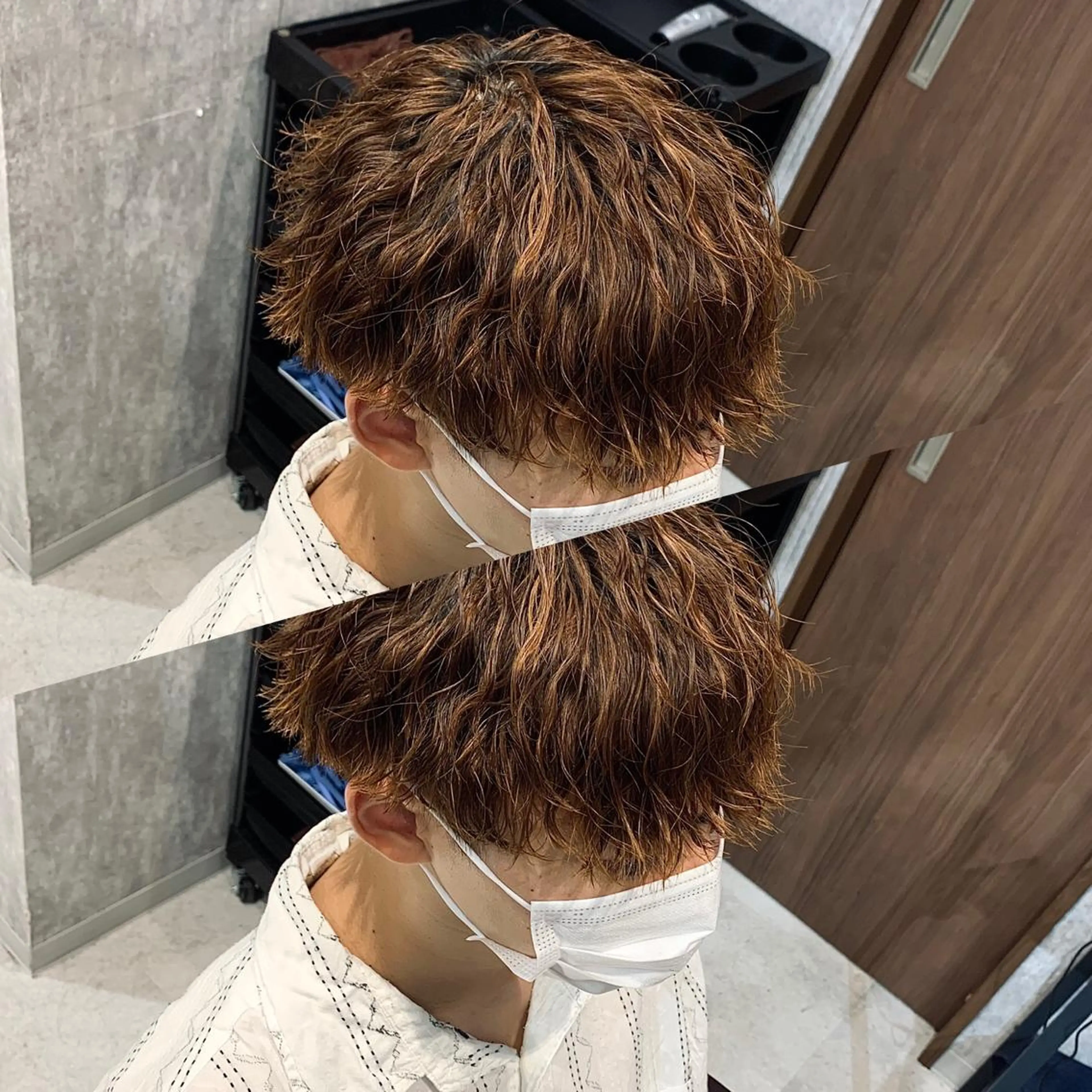 ショート パーマ メンズ メンズパーマ AI TOKYO  横浜店所属・メンズ支持数No.1 👑リュウ👑のヘアスタイル