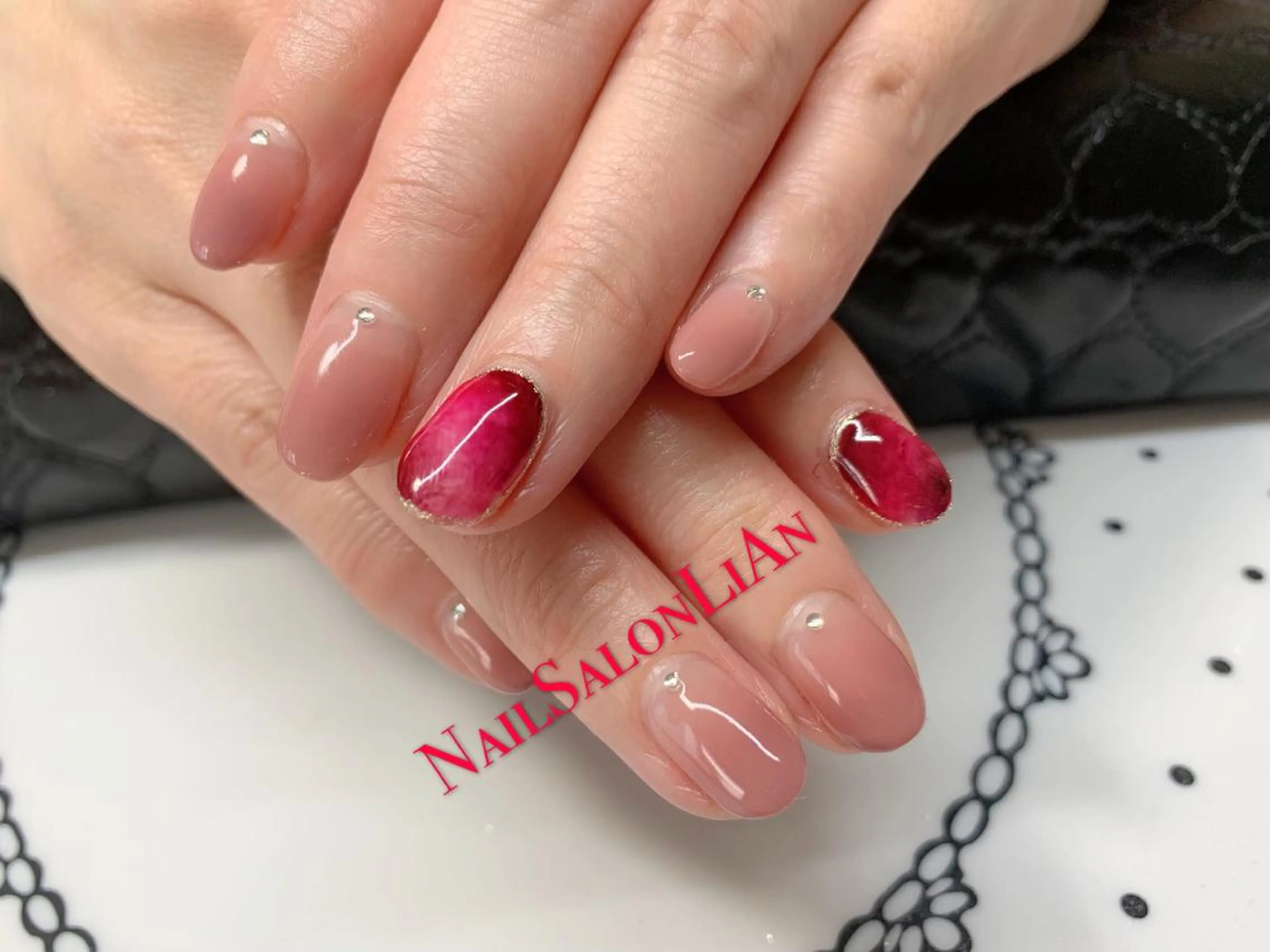 ネイル 持ち込み ハンドネイル NailSalon LiAnのネイルデザイン
