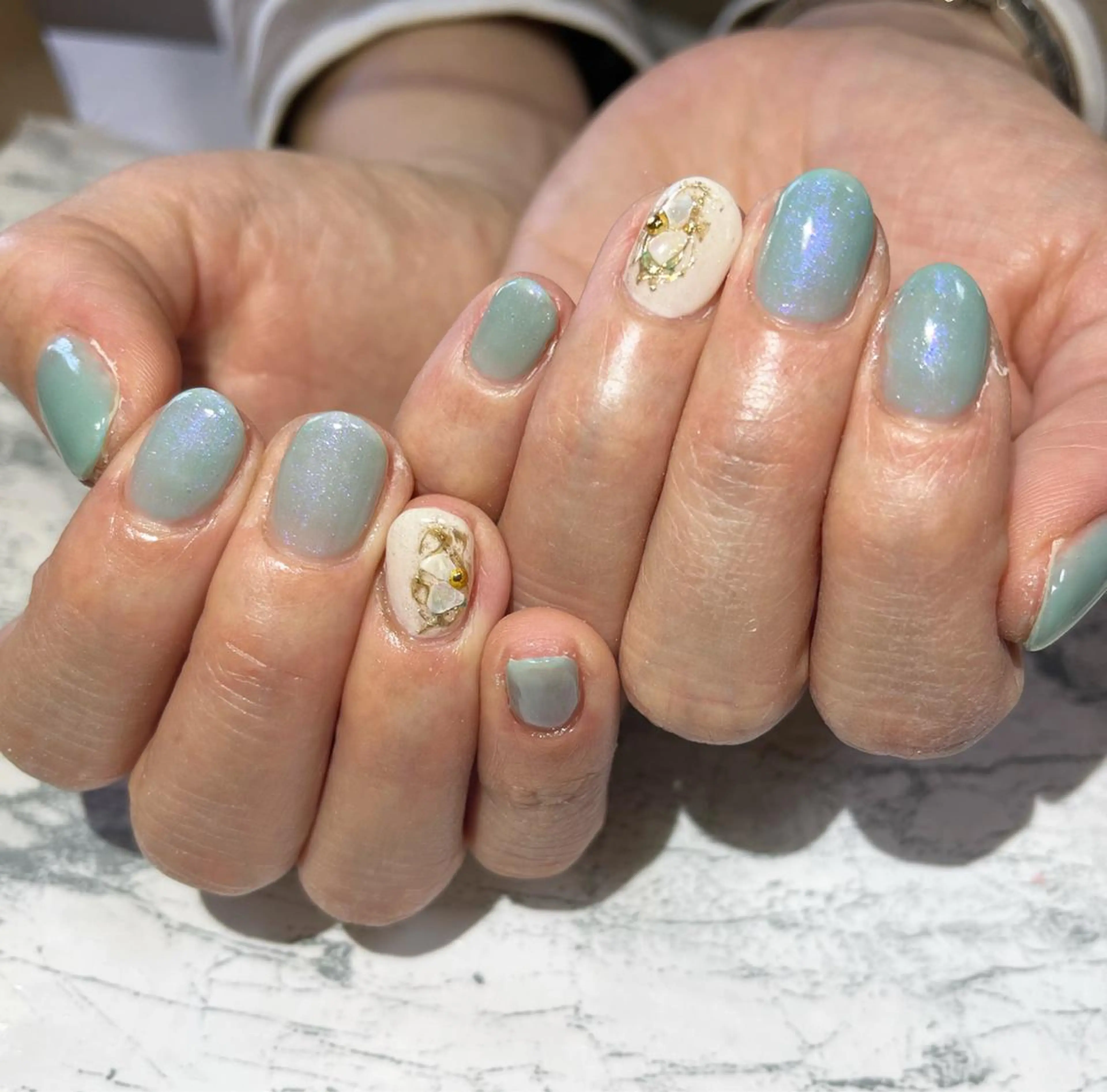 ネイル フットネイル ニュアンスネイル シンプルネイル 春ネイル 夏ネイル ハンドネイル ネイル フフラ所属・nail fufla ♡yamane♡のネイルデザイン