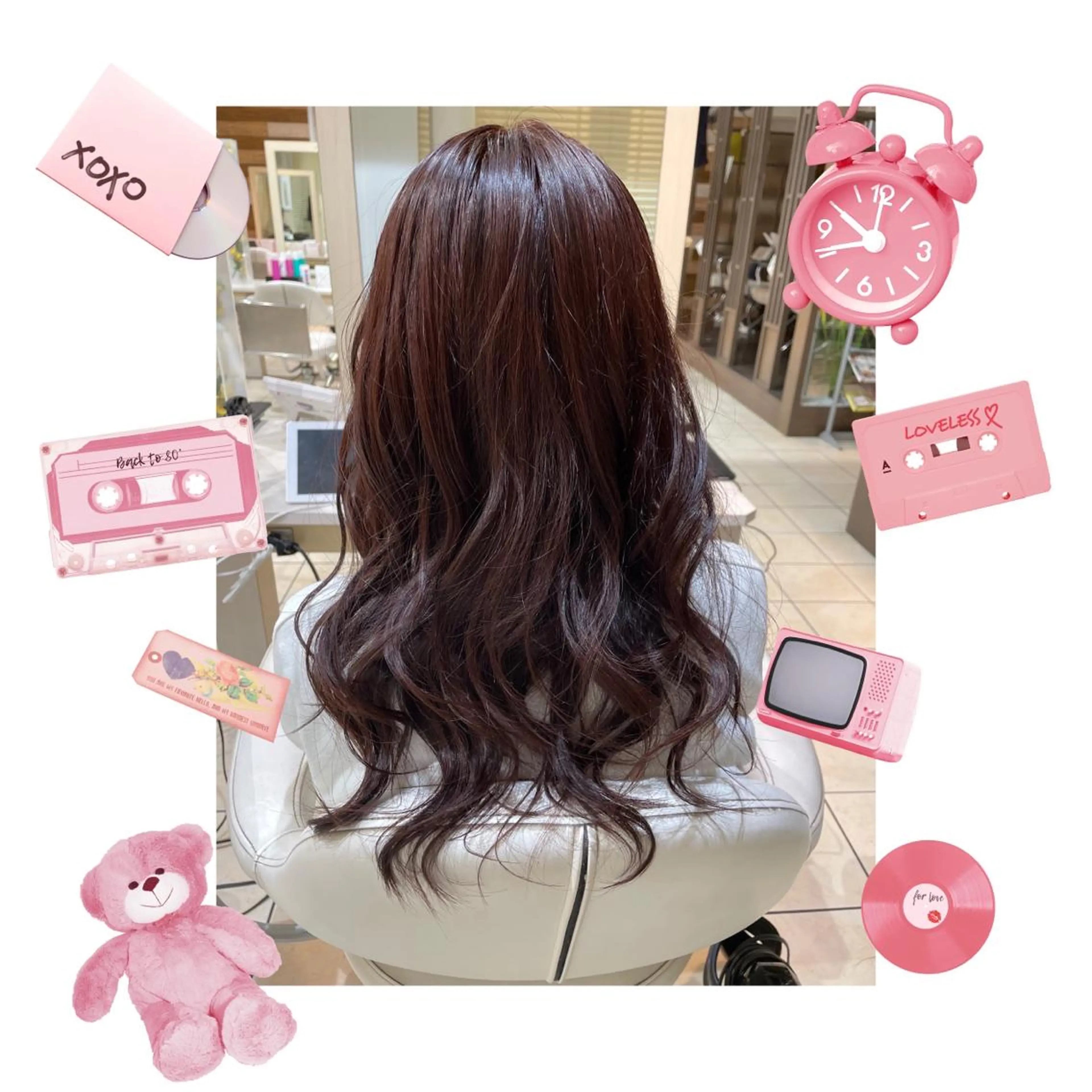 セミロング 吉川 うららのヘアスタイル