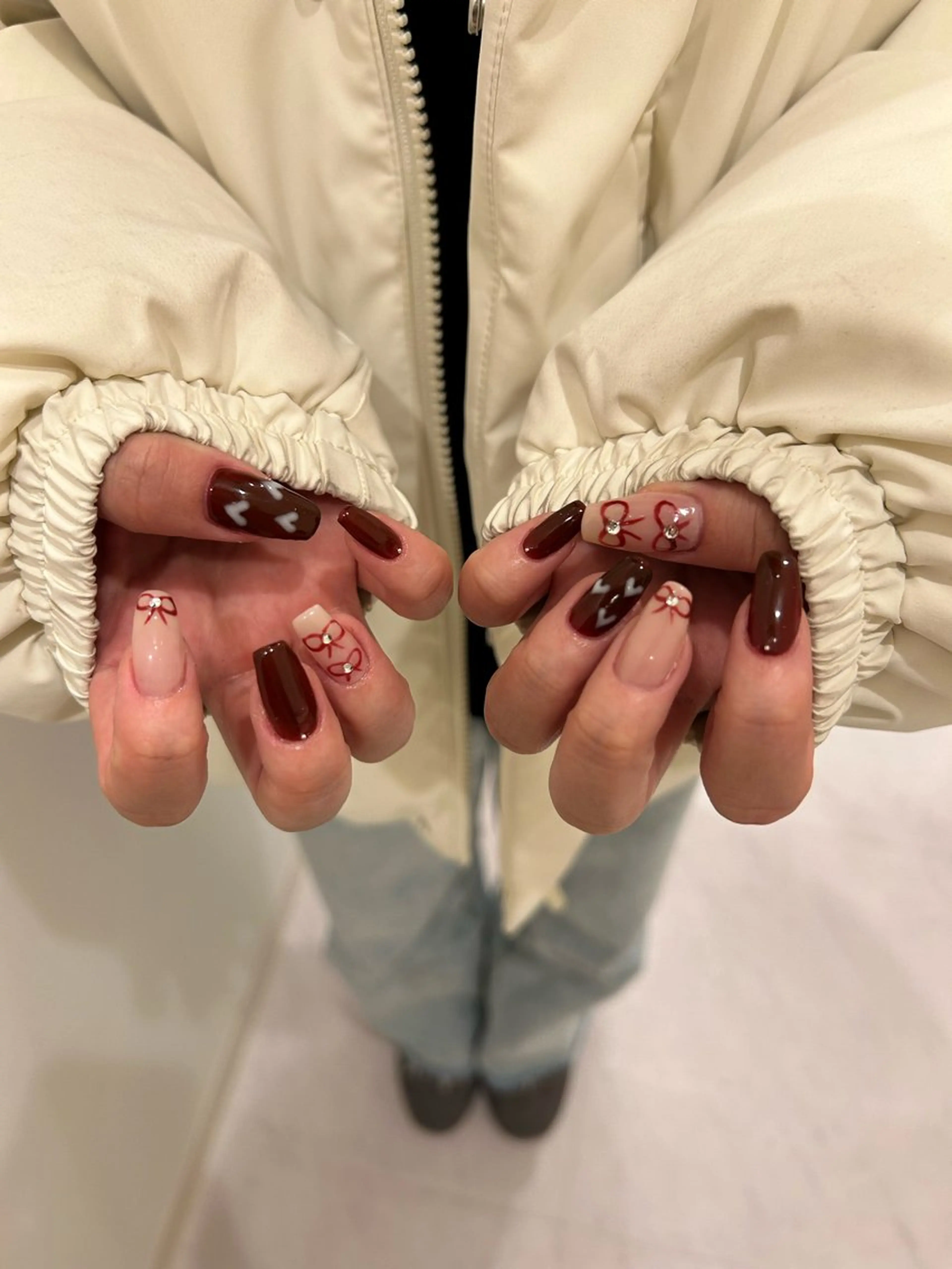 ネイル 🫧飛山琉桜/二条 ネイルアート/束感のマツエク・マツパデザイン