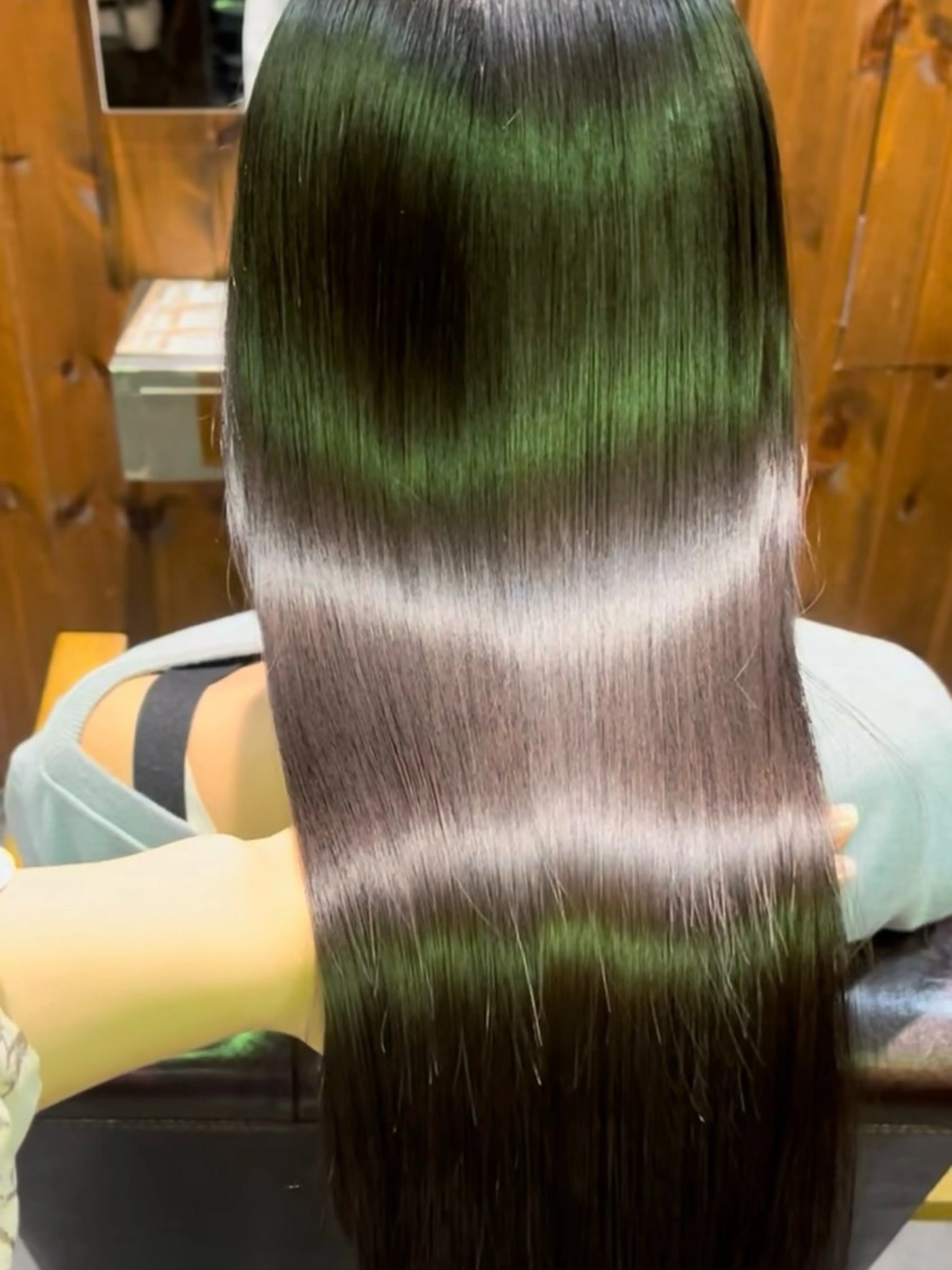 ロング 縮毛矯正 ruen大分駅店所属・ruen大分駅店/ chitoseのヘアスタイル