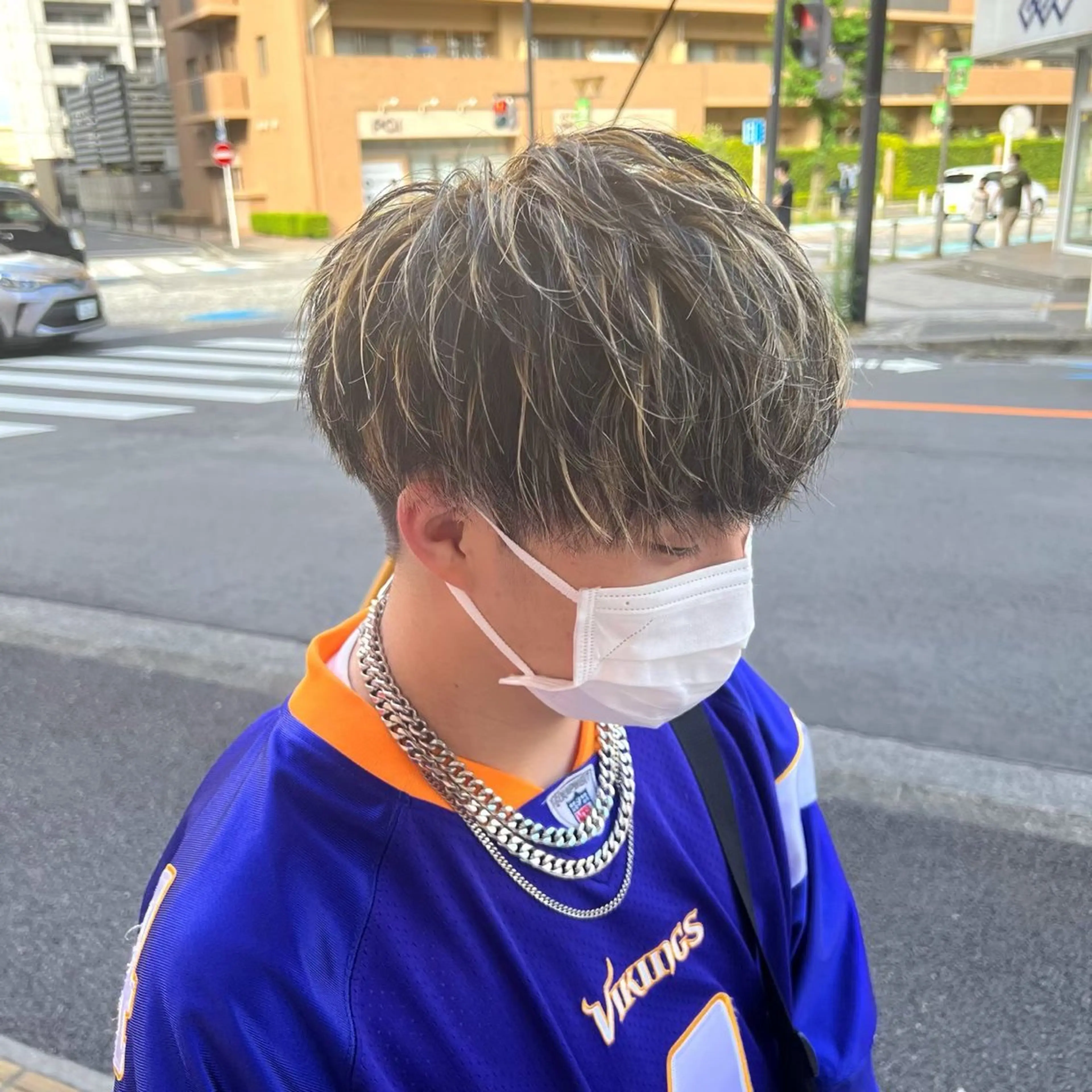 カラー メンズ 石川 歳也のヘアスタイル