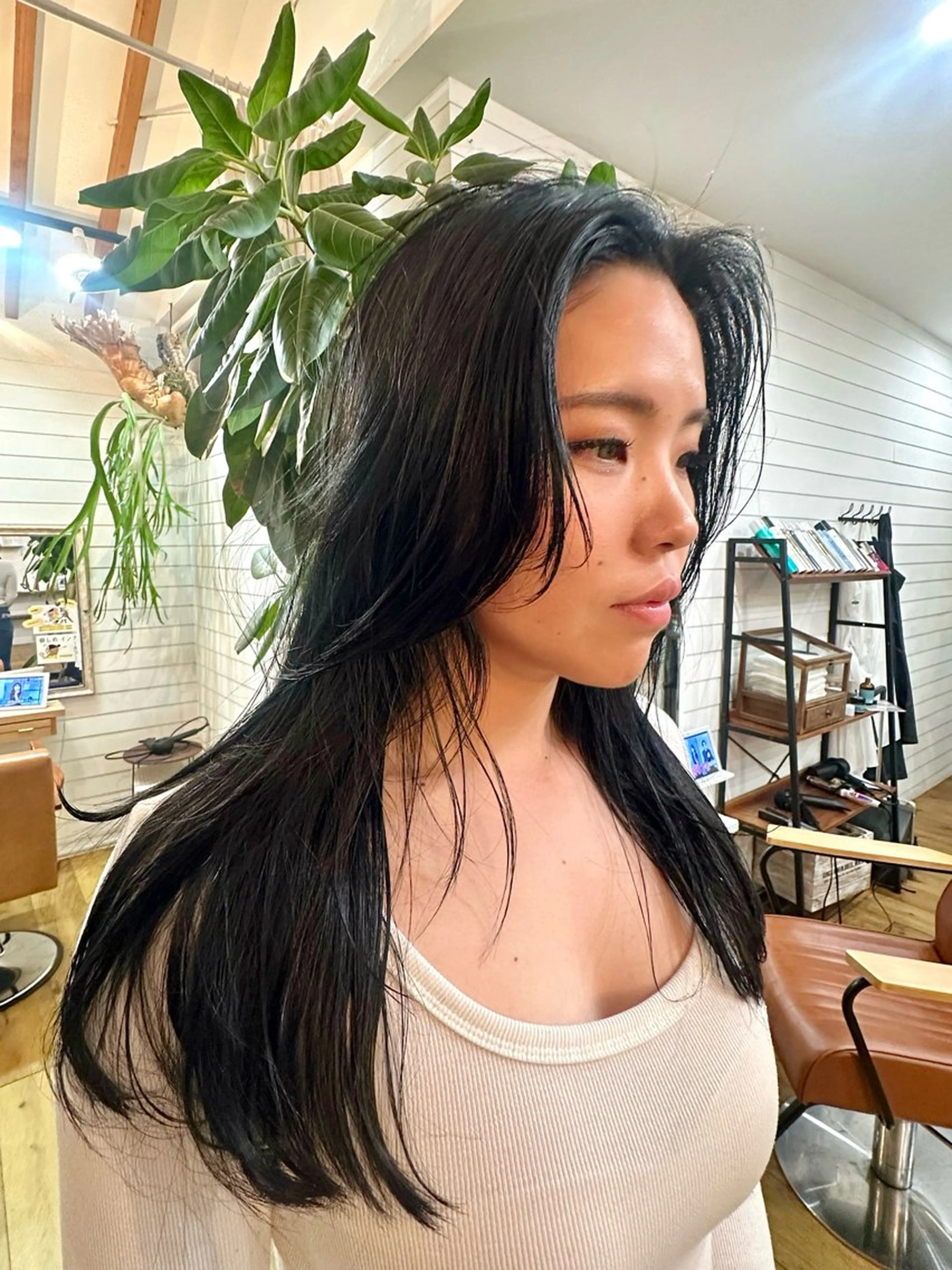 ロング カット ヘアカラー 福井 咲羅のヘアスタイル