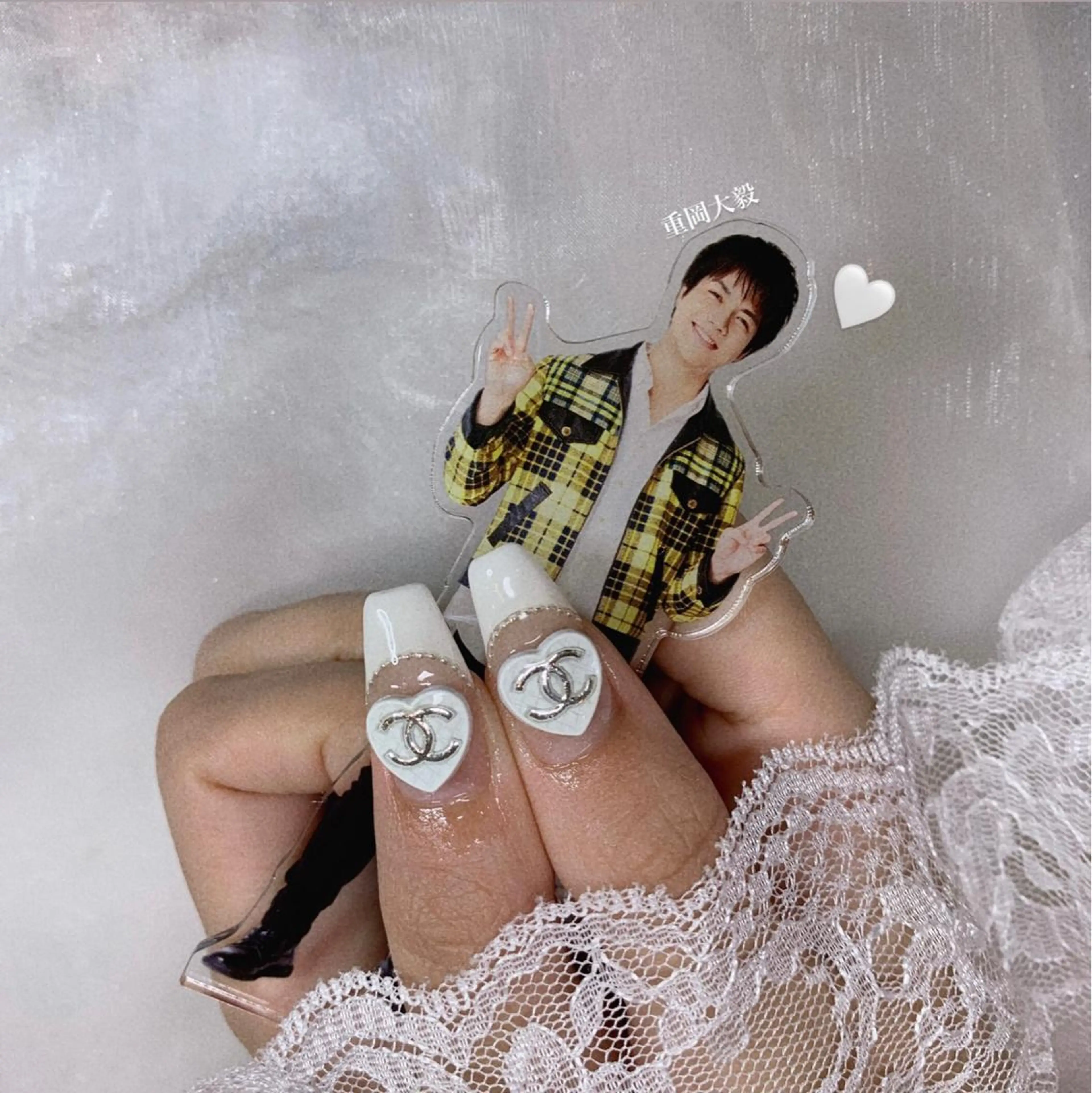 ネイル ハンドネイル La neige* yuki 🥯🍑のネイルデザイン