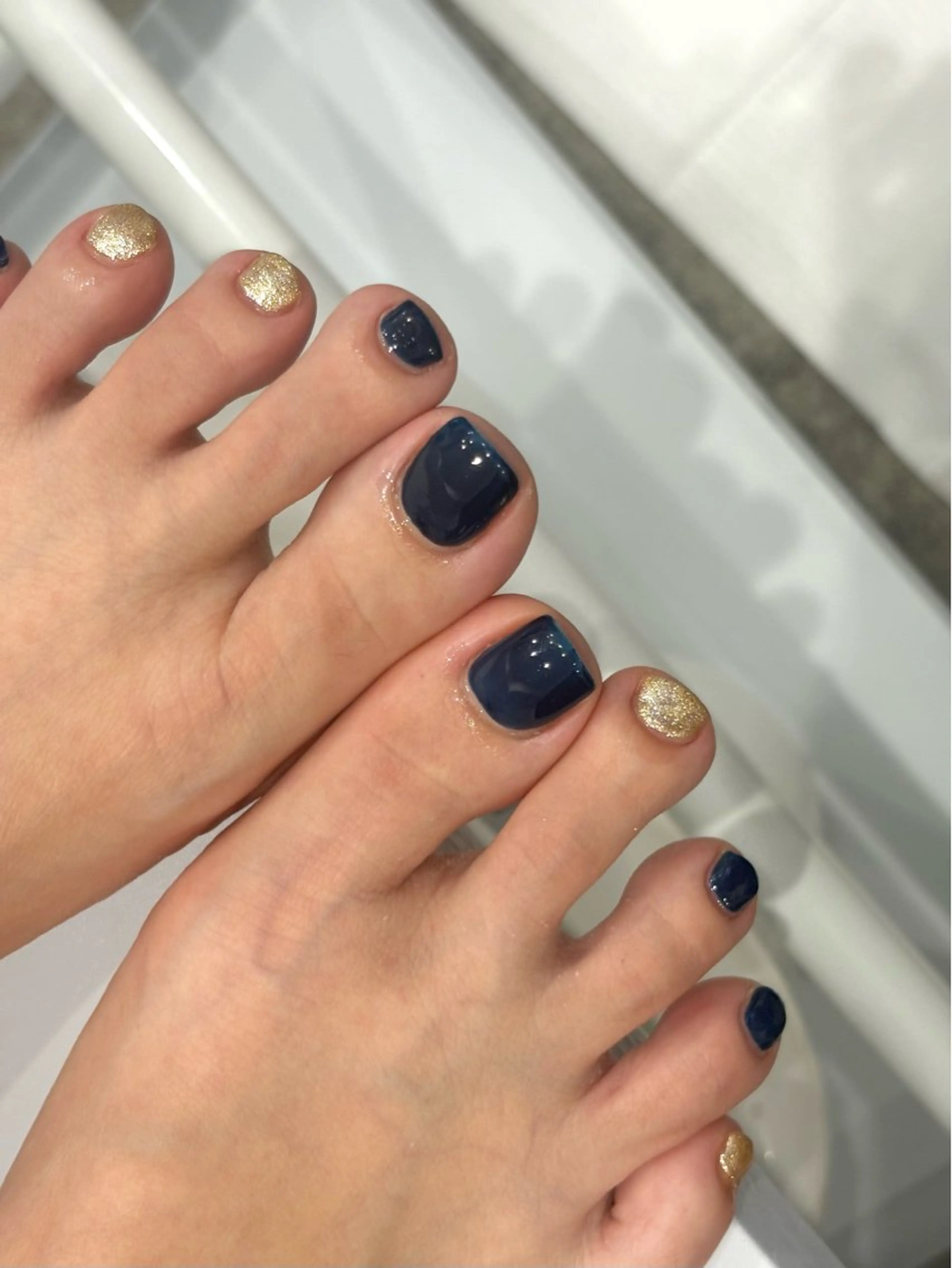 ネイル フットネイル ジェルネイル パラジェル to:que(トーク)所属・本町🤍ちゅるん 自爪育成✨🤍のネイルデザイン