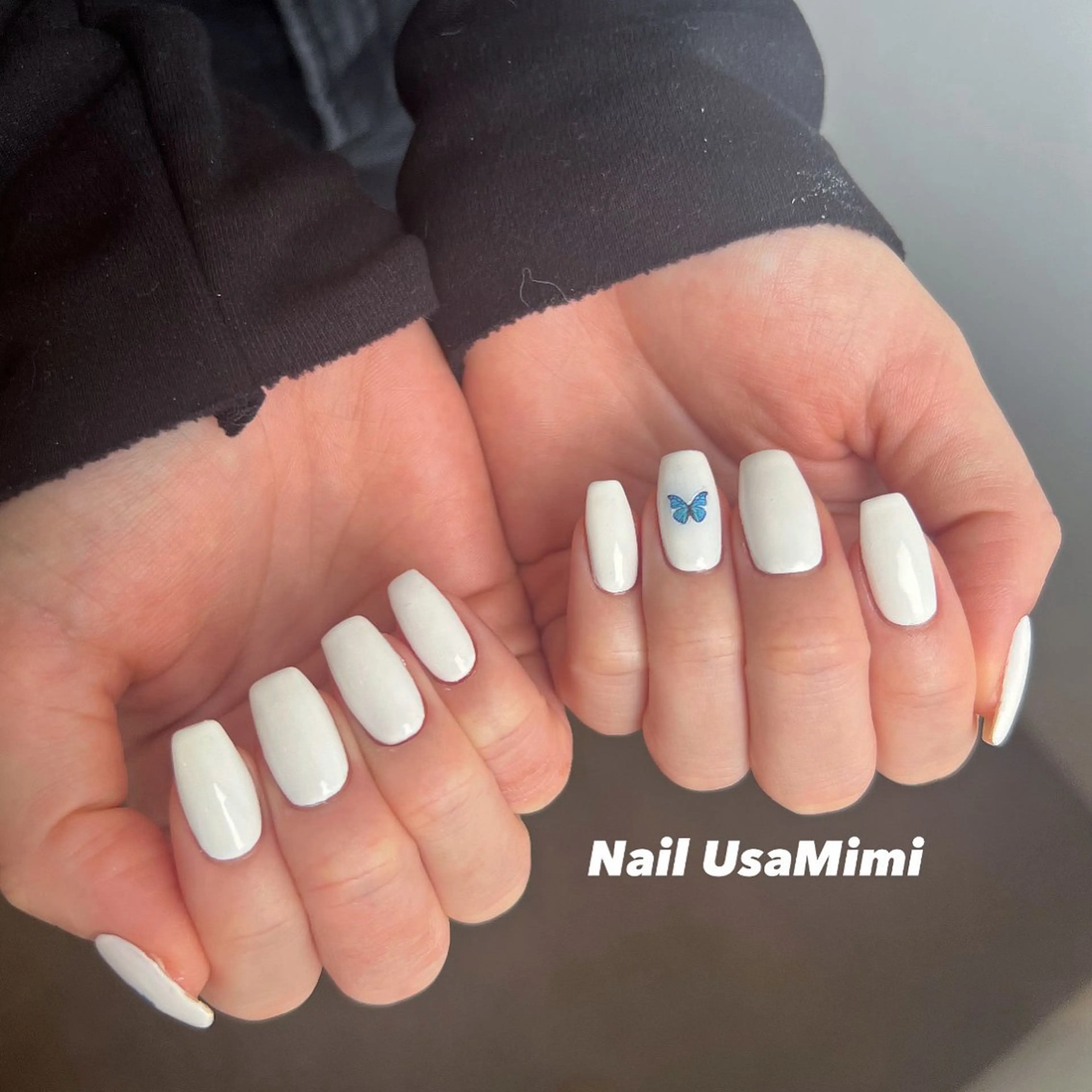 ネイル ジェルネイル マグネットネイル 持ち込み ワンカラーネイル パラジェル 本町NailUsa Mimi RIKOのネイルデザイン