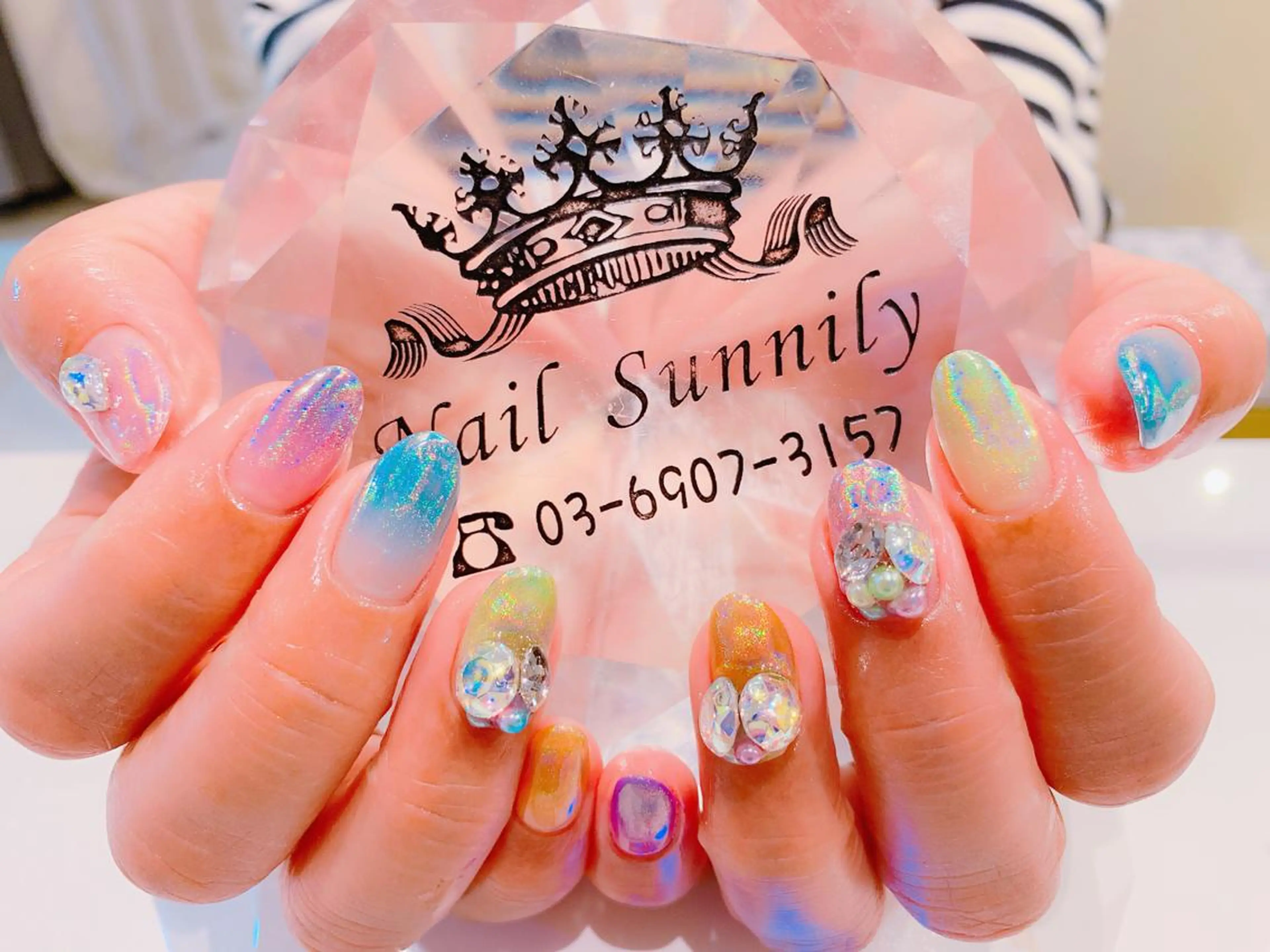 ネイル 長さだし専門店 M2　rikaのネイルデザイン