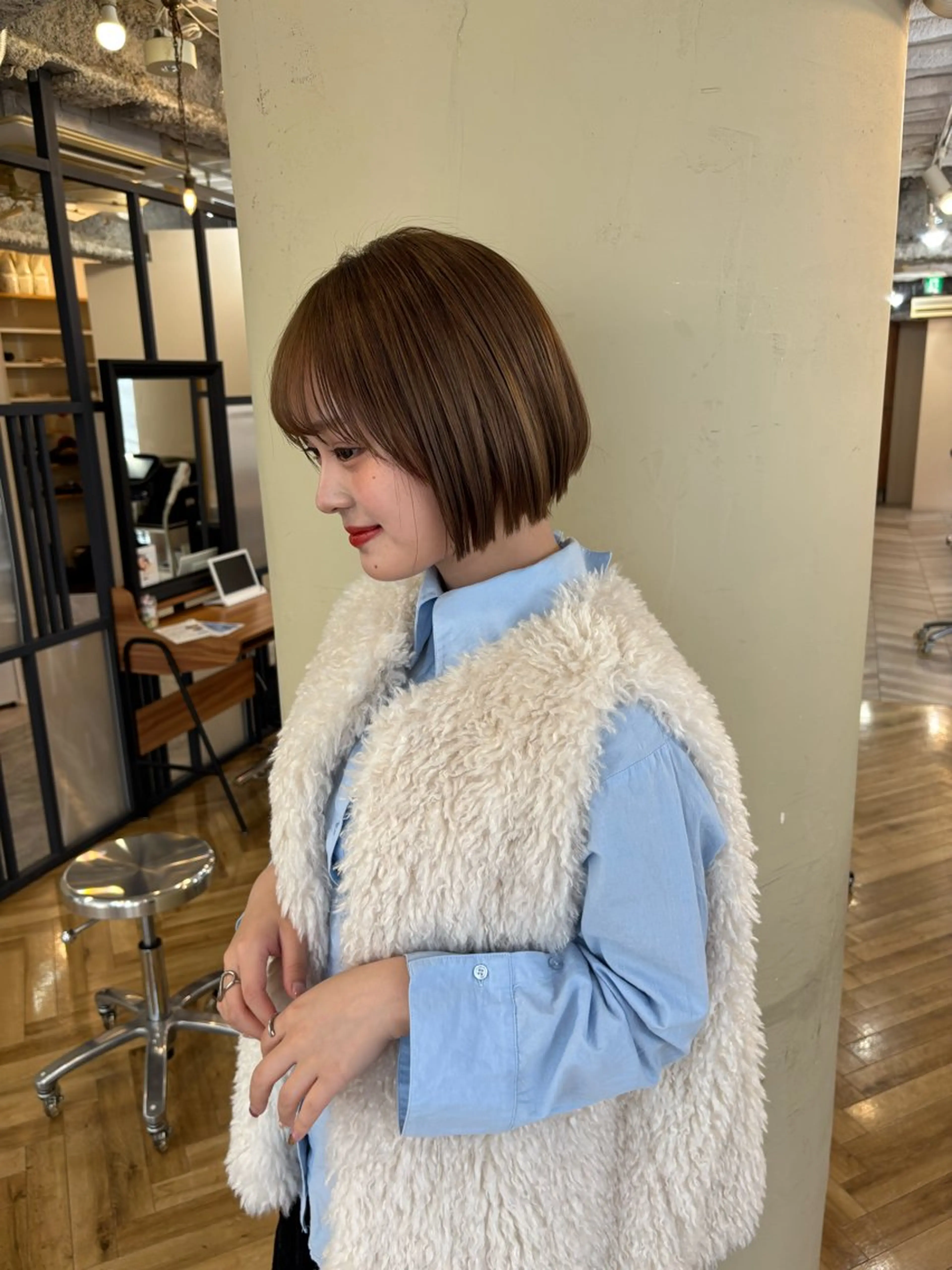 ショート ボブ 優李 ゆうり‪のヘアスタイル