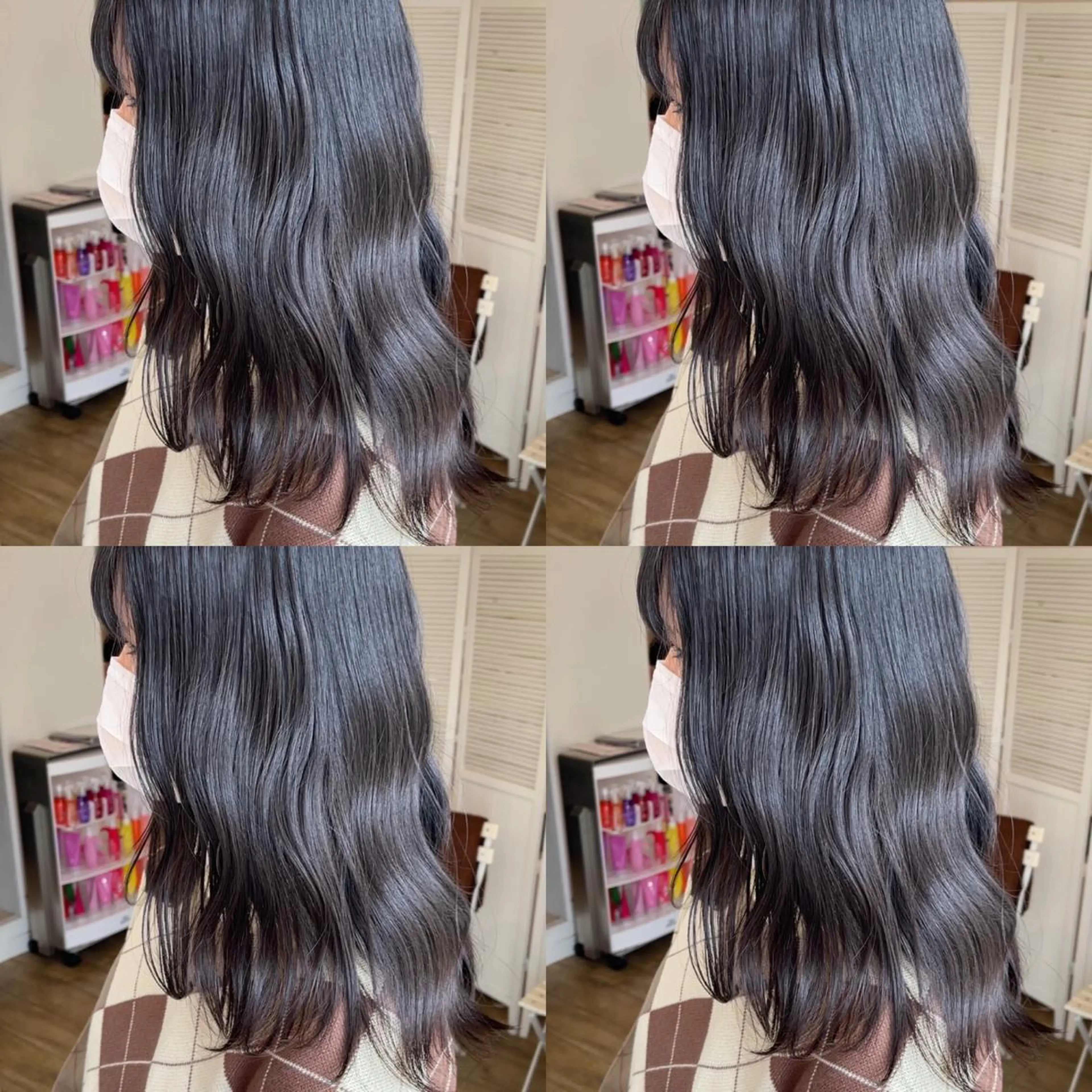 ロング カラー ヘアカラー トリートメント ヘアセット 大人可愛い透明感🌟 小顔・韓国髪🌟野中のヘアスタイル