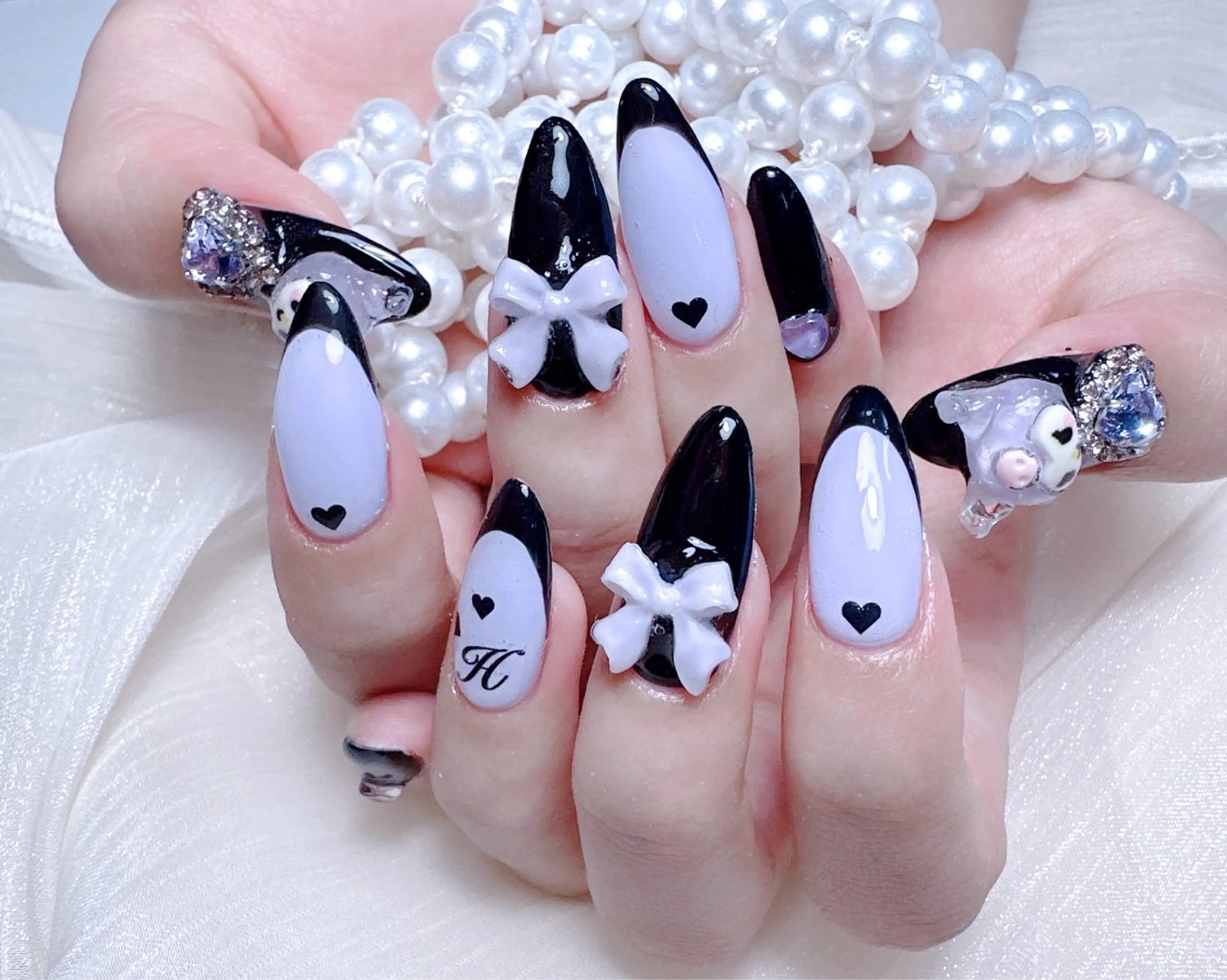 ネイル ハンドネイル M🌷nail 長さだし専門店のネイルデザイン