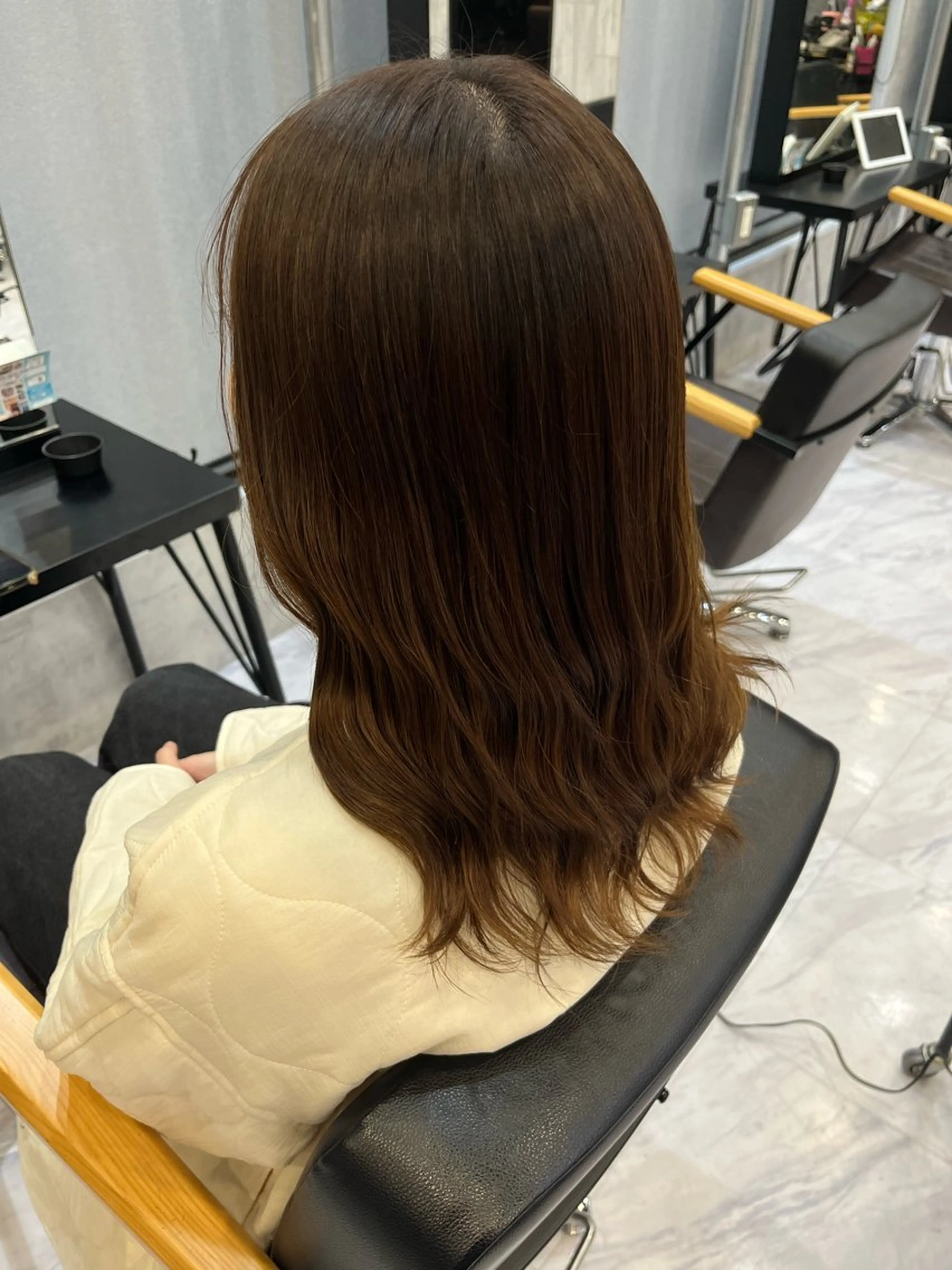 セミロング Agu academy YAMAGATA所属・荒木 美沙樹のヘアスタイル