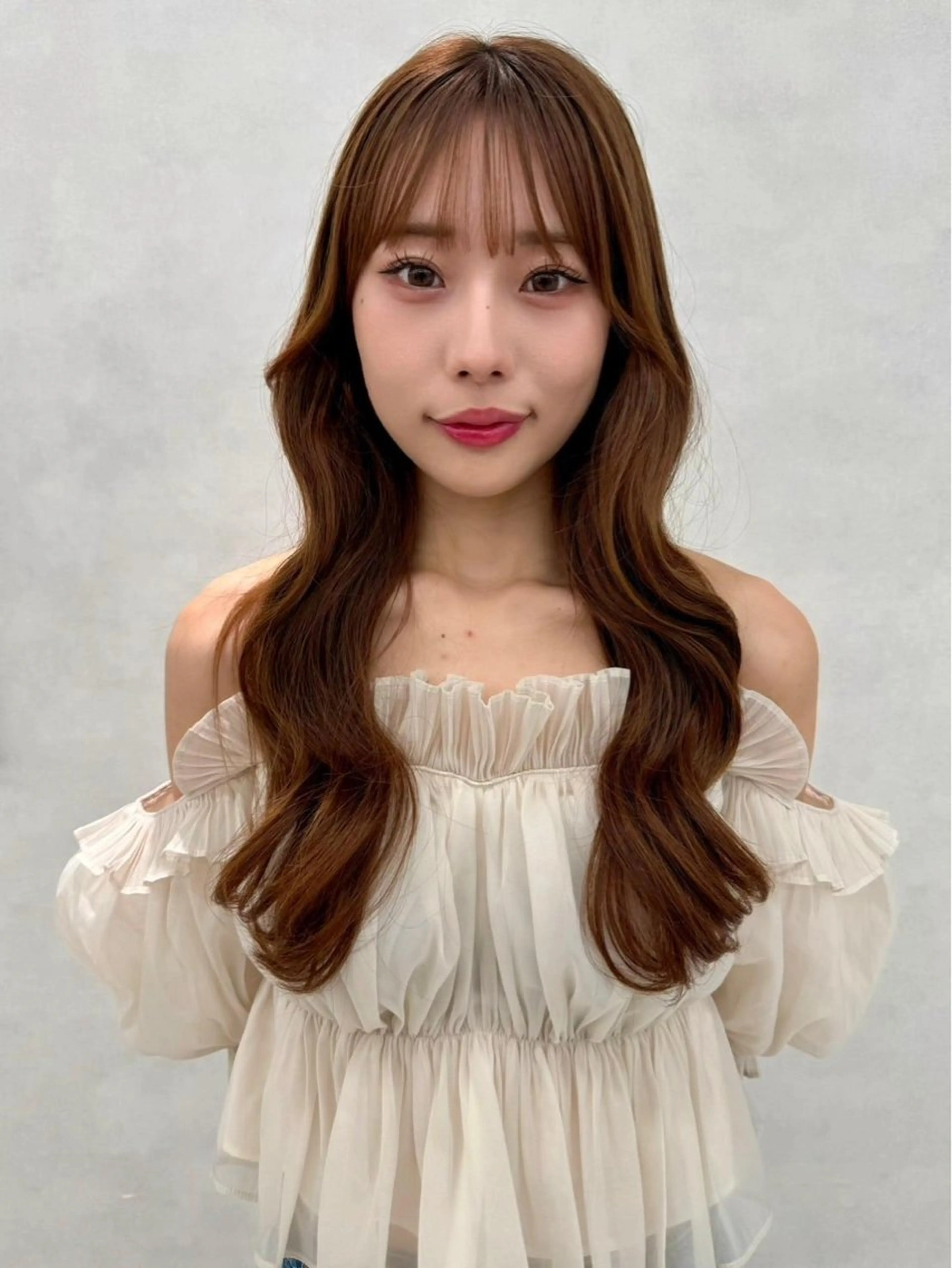 セミロング 【韓国ヘア】公式 🇰🇷Ash中野のヘアスタイル