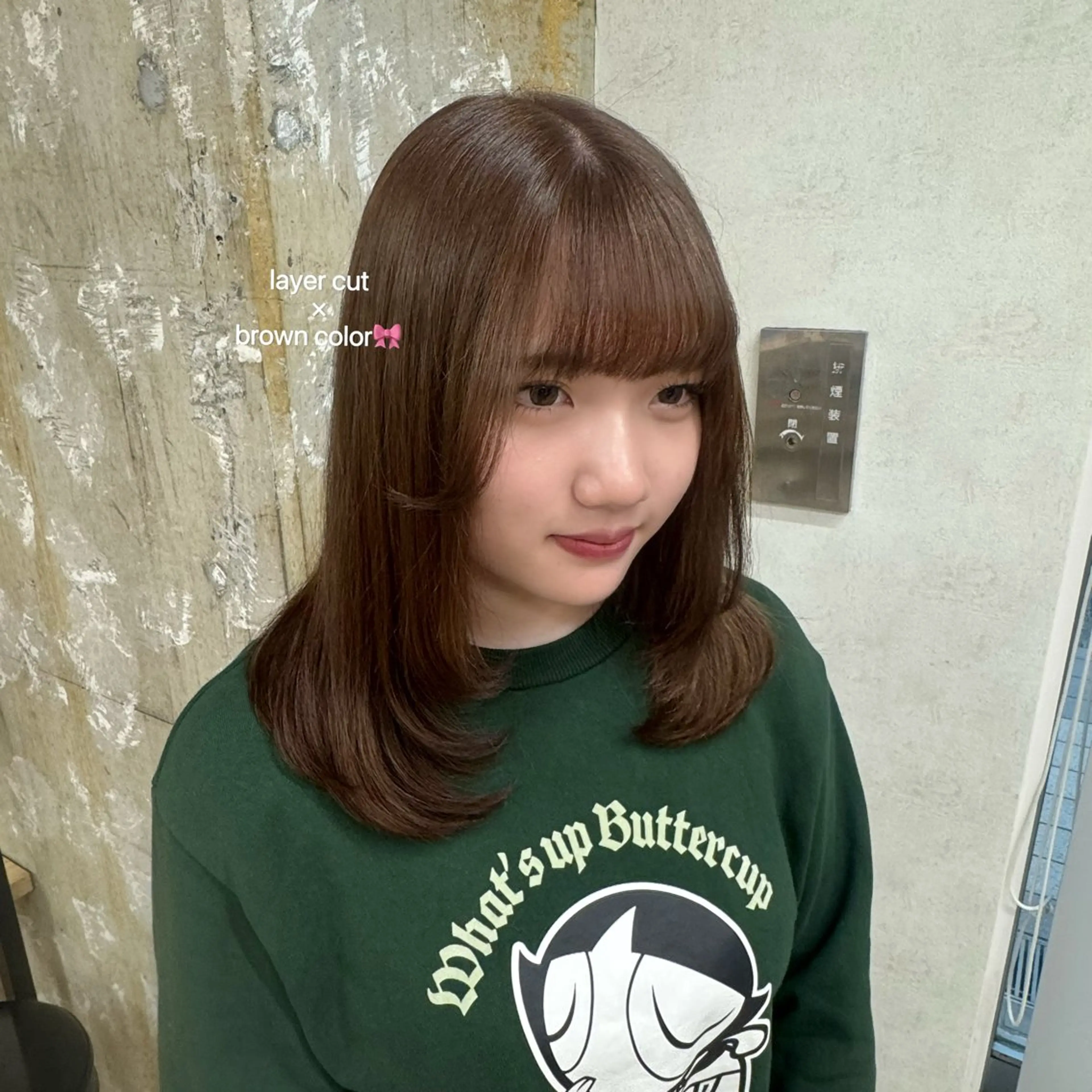 前髪顔周りカット✂️♡*.+ﾟの写真