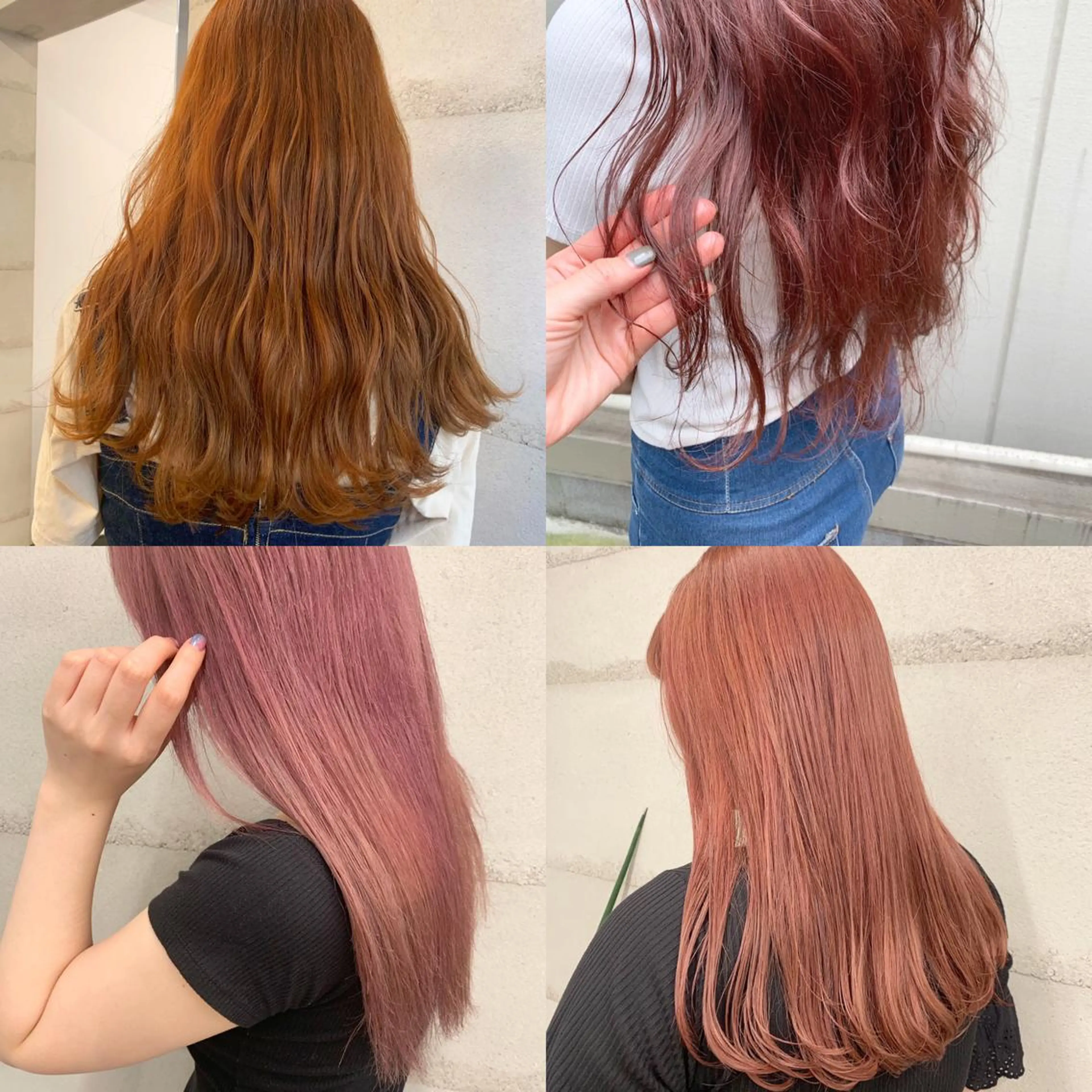 ロング カラー 透明感/オリーブ/ グレージュ/YUKAのヘアスタイル