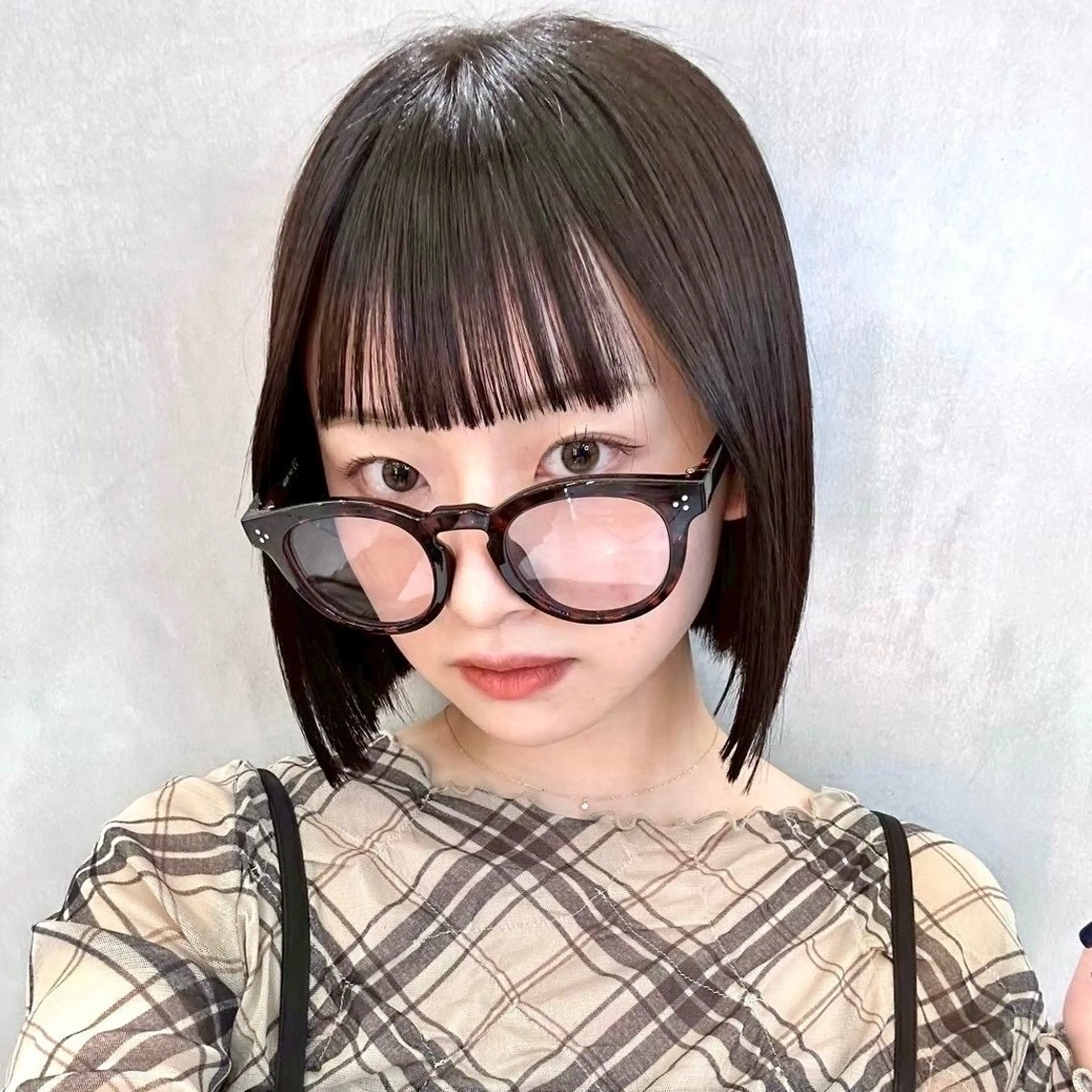 ショート ボブ vivieりく /カットモデル募集中のヘアスタイル