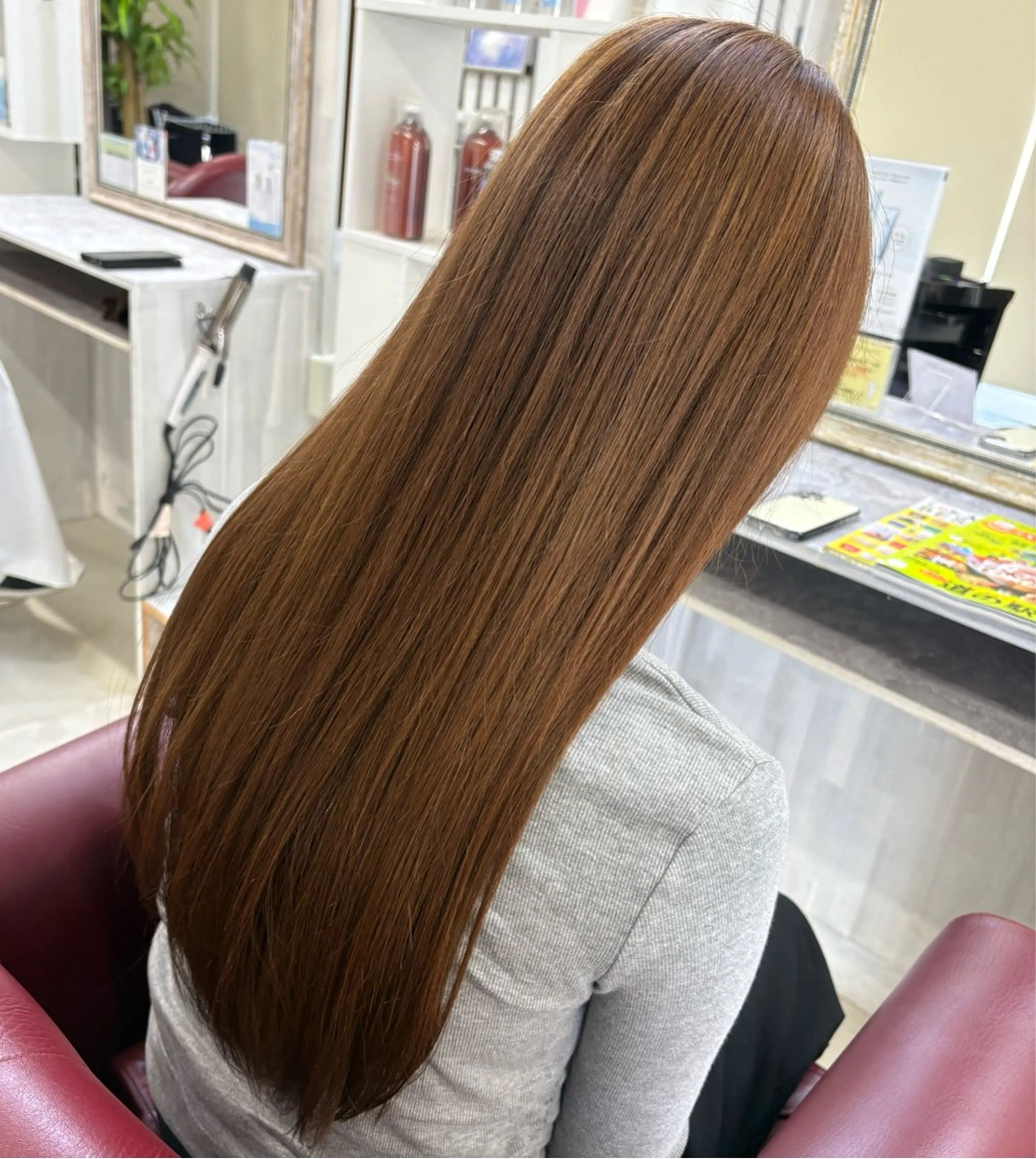 カラー ブラウンカラー オレンジ オレンジブラウン ヘアカラー トリートメント CROSS⭐️ さいとうのヘアスタイル