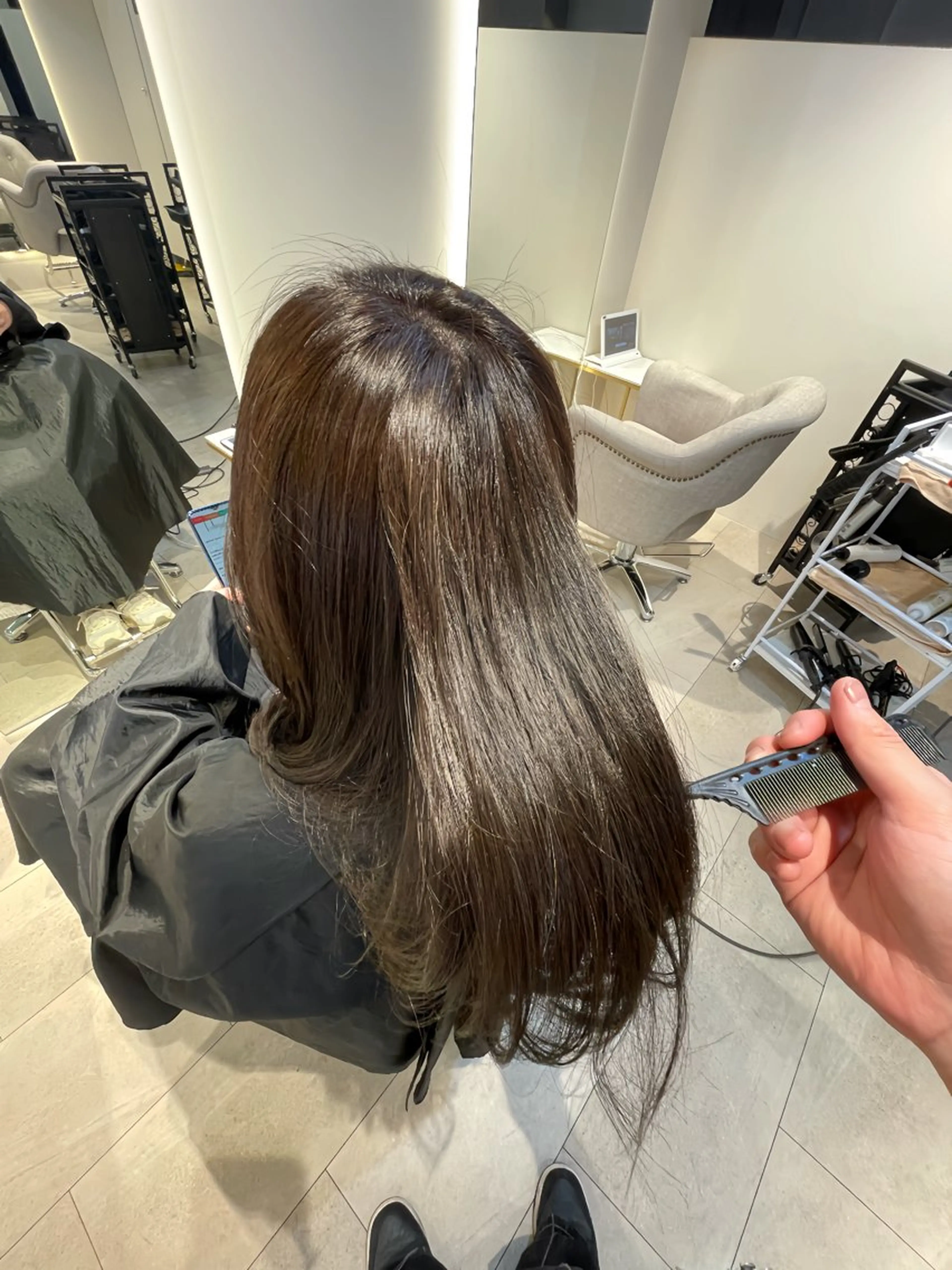 セミロング カットモデル募集✨️ 根本 彩永のヘアスタイル