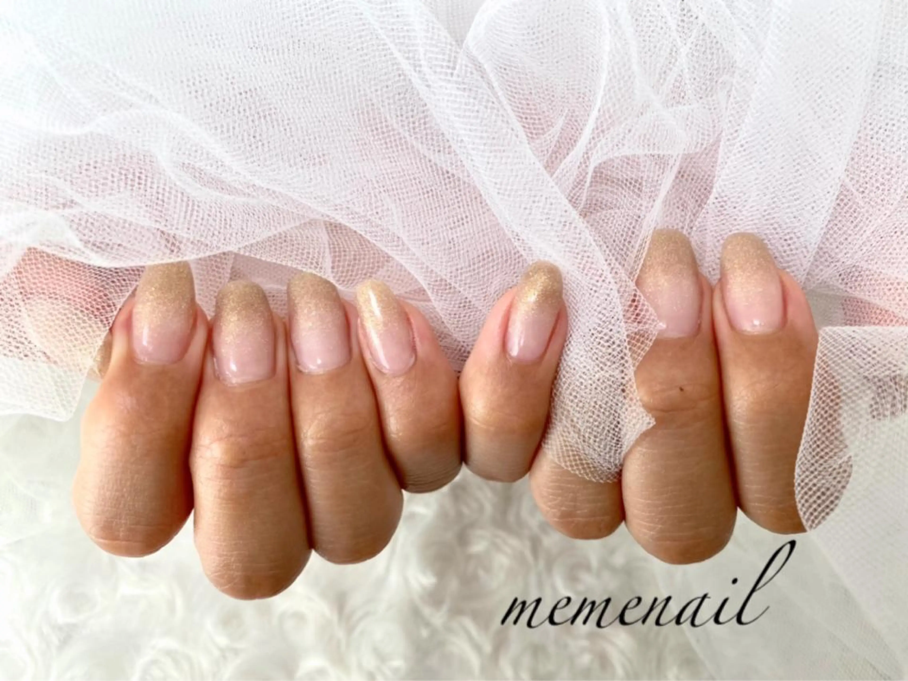 ネイル グラデーション ラメ(グリッター) シンプルネイル ハンドネイル Noguchi Megumiのその他イメージ