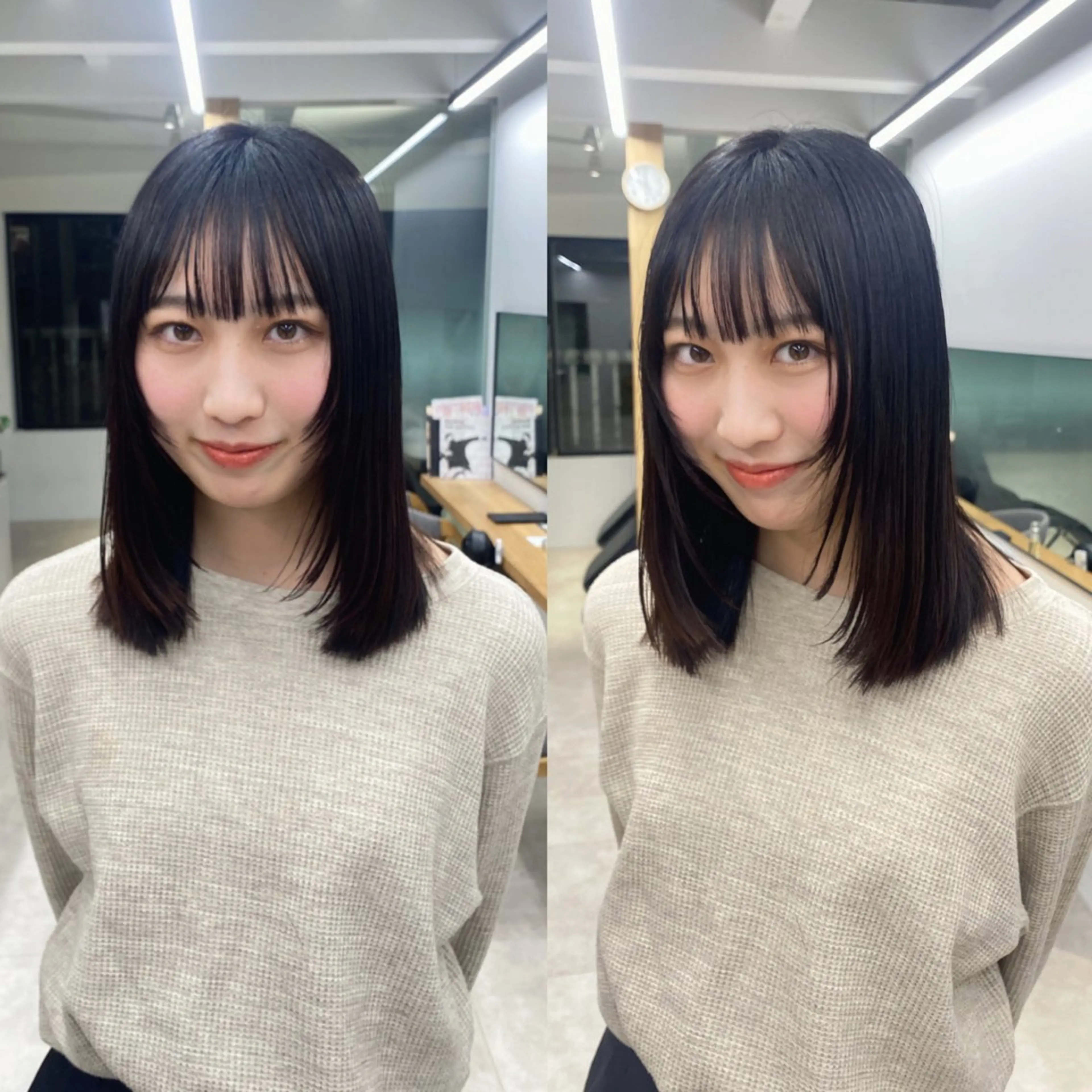 ミディアム noa/ 渋谷のヘアスタイル