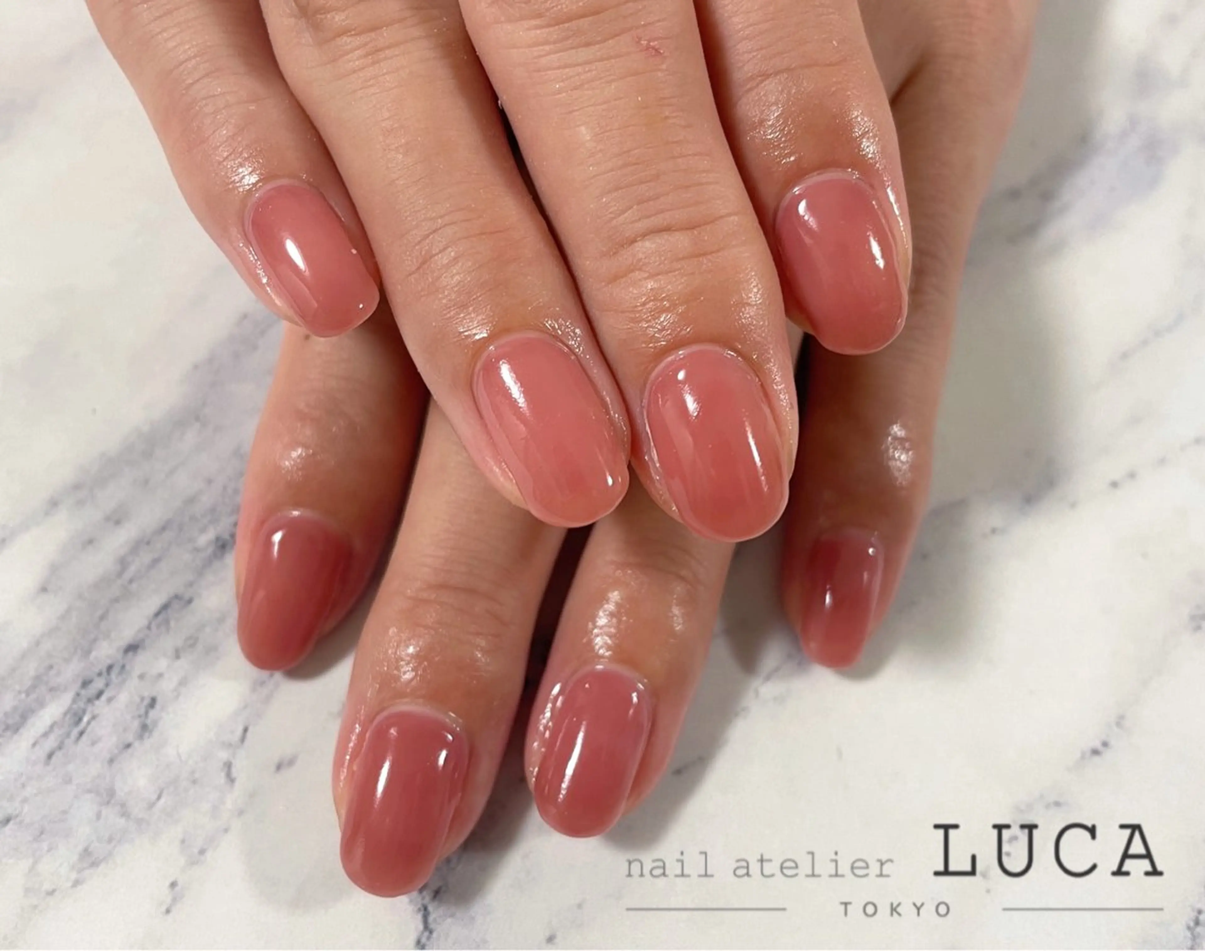 ネイル フレンチネイル ジェルネイル パラジェル ネイルアトリエルカ 米原のネイルデザイン