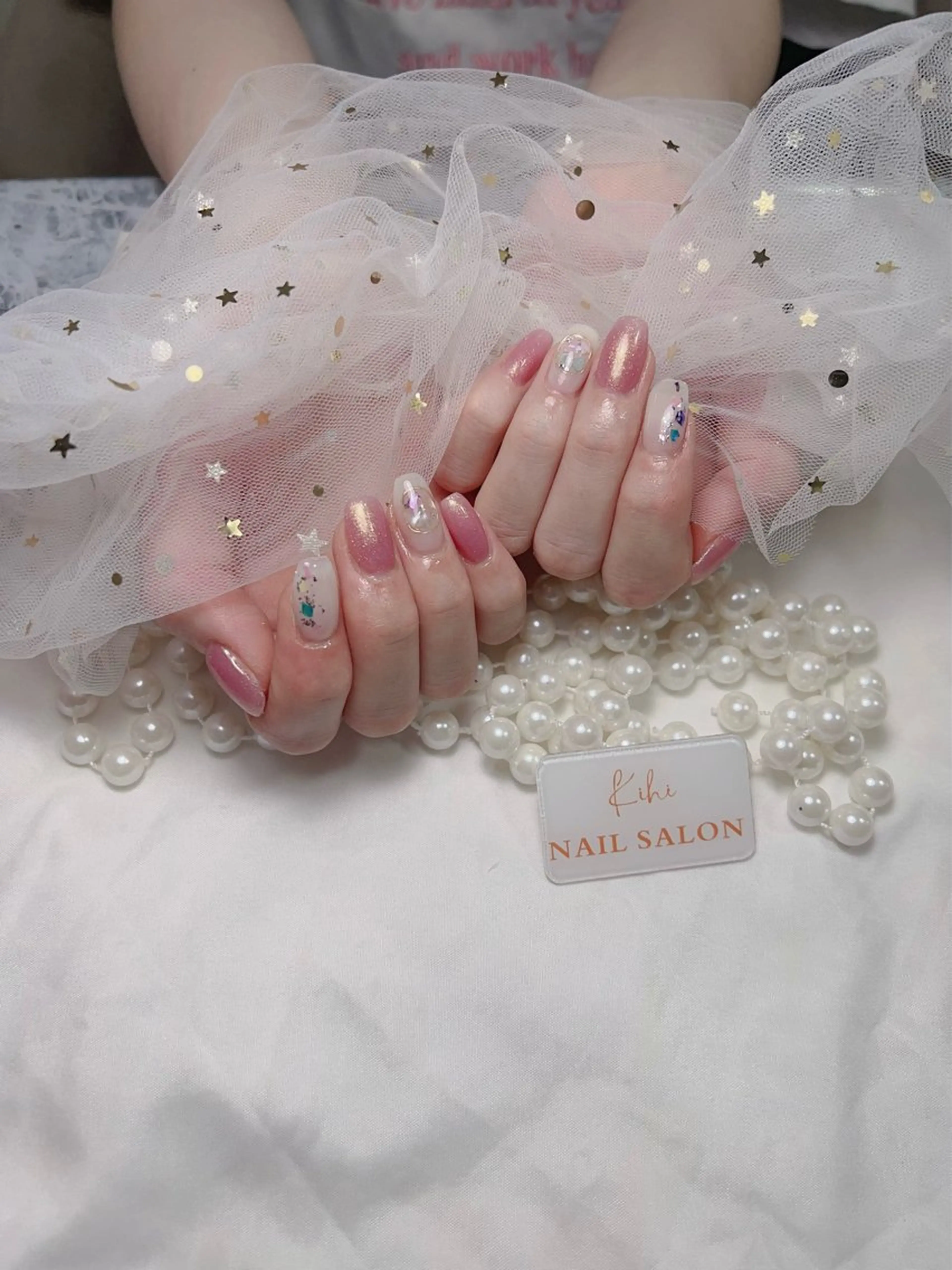 ネイル アートネイル フレンチネイル ジェルネイル グラデーション 韓国ネイル ハンドネイル ハンドケア さくら💮💮 【オフ無料】のネイルデザイン