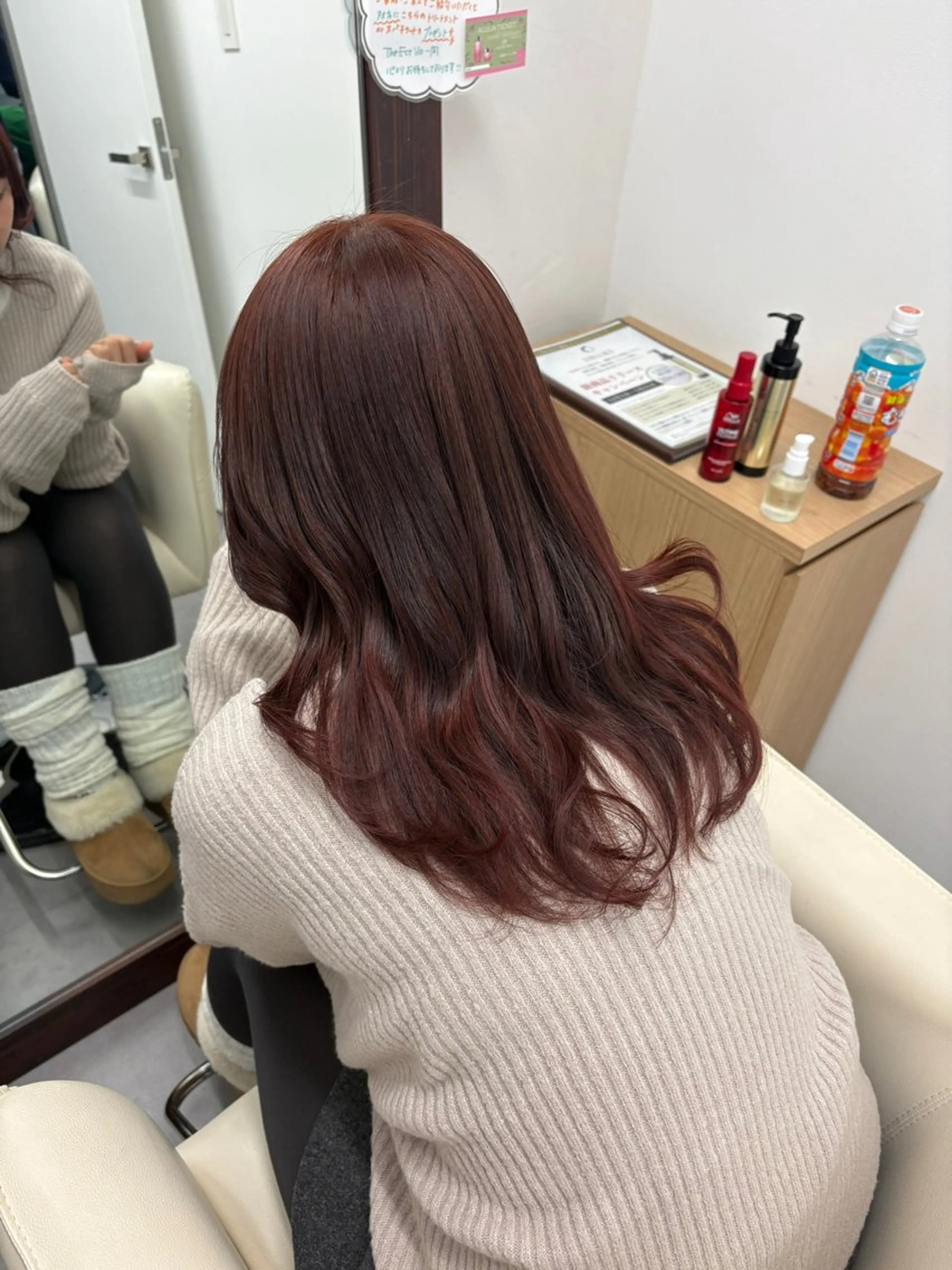 ロング カラー ヘアカラー トレンド甘めガーリー Mizuki☁️🫧のヘアスタイル