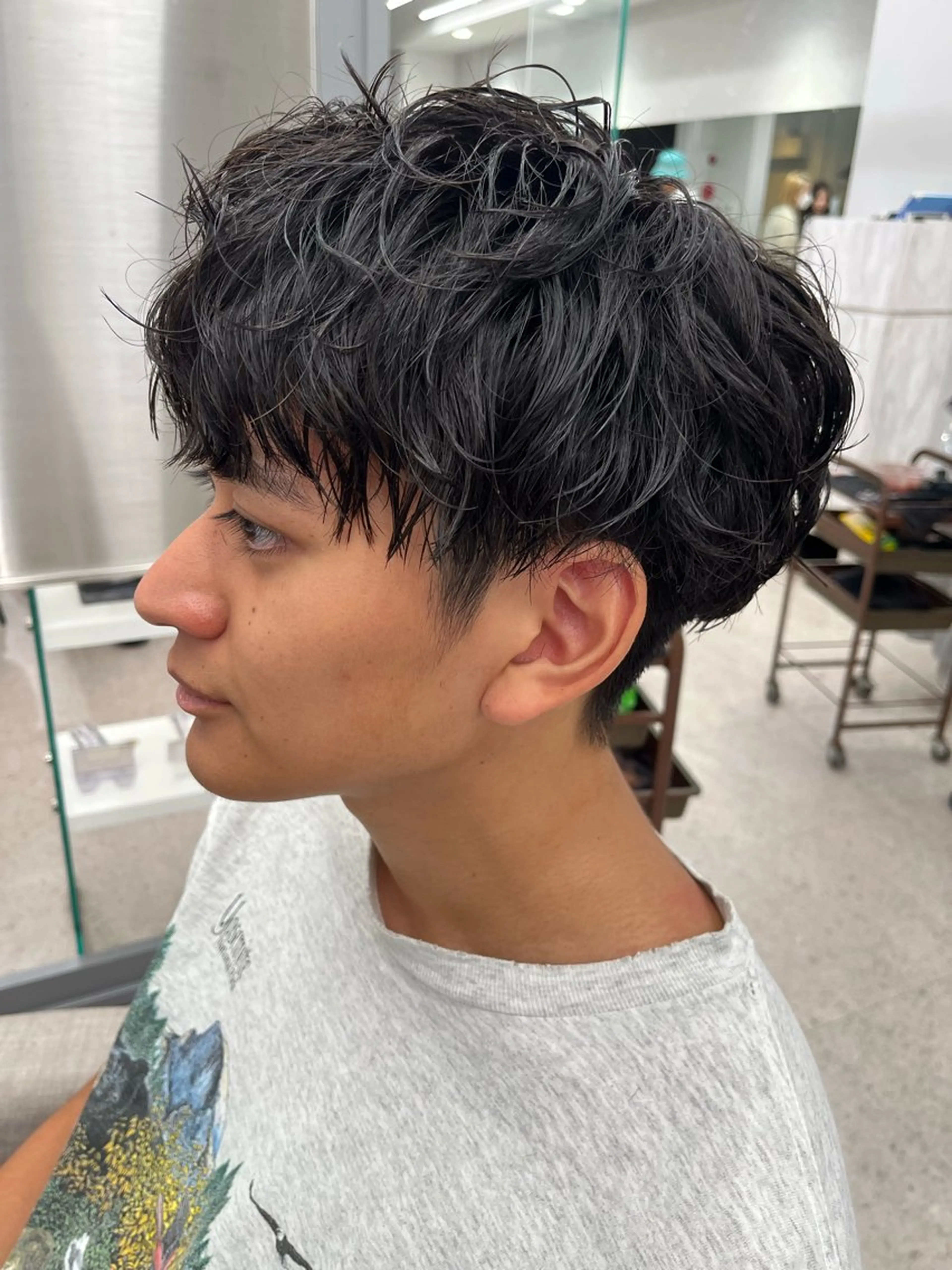 パーマ メンズ メンズパーマ スパイラルパーマ 🍐シャドウパーマ メンズ特化/守岡🍐のヘアスタイル