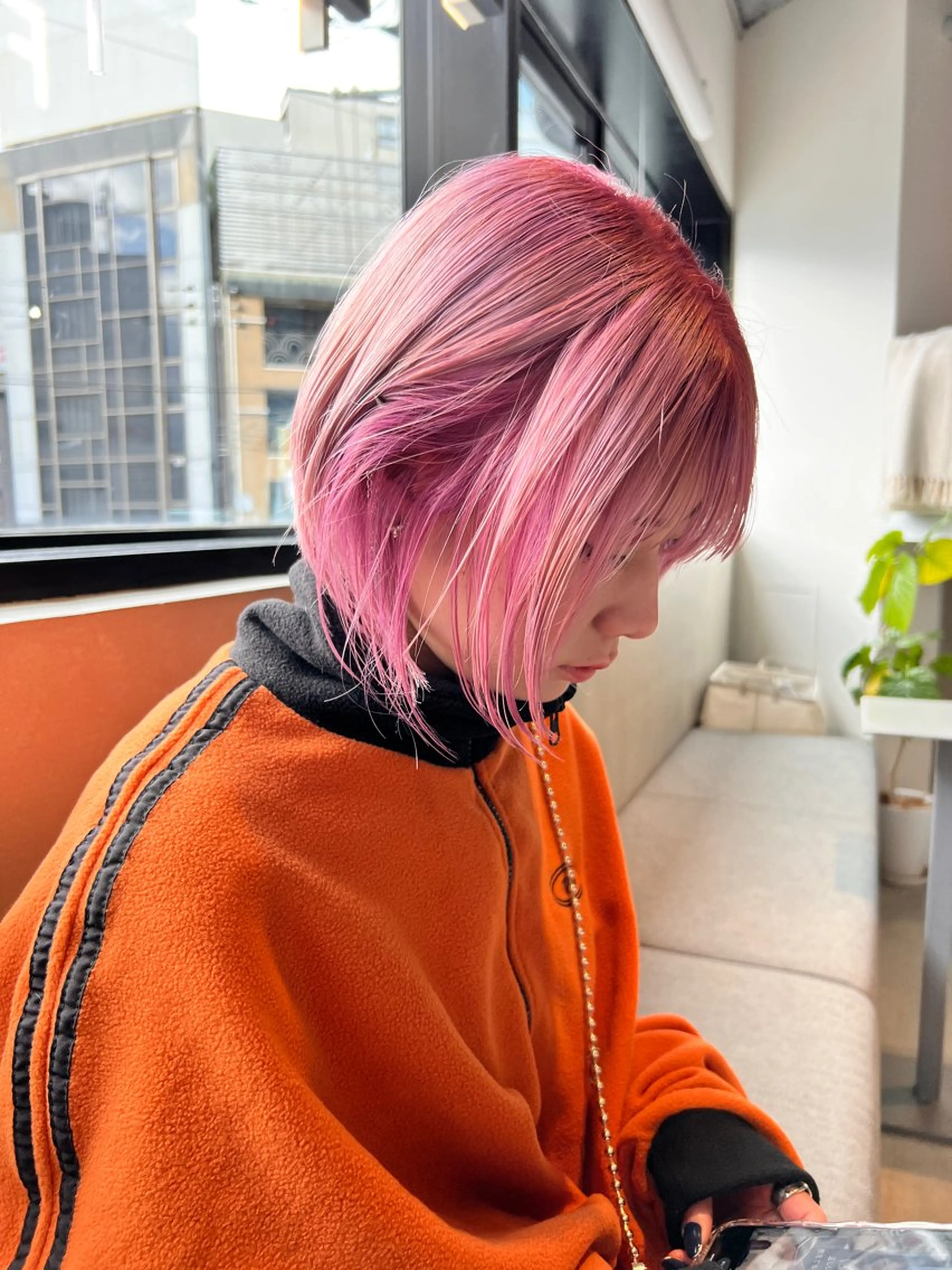 ショート カラー ロカリタ　河原町三条所属・🌐👽フクイ キララ🌎💎のヘアスタイル