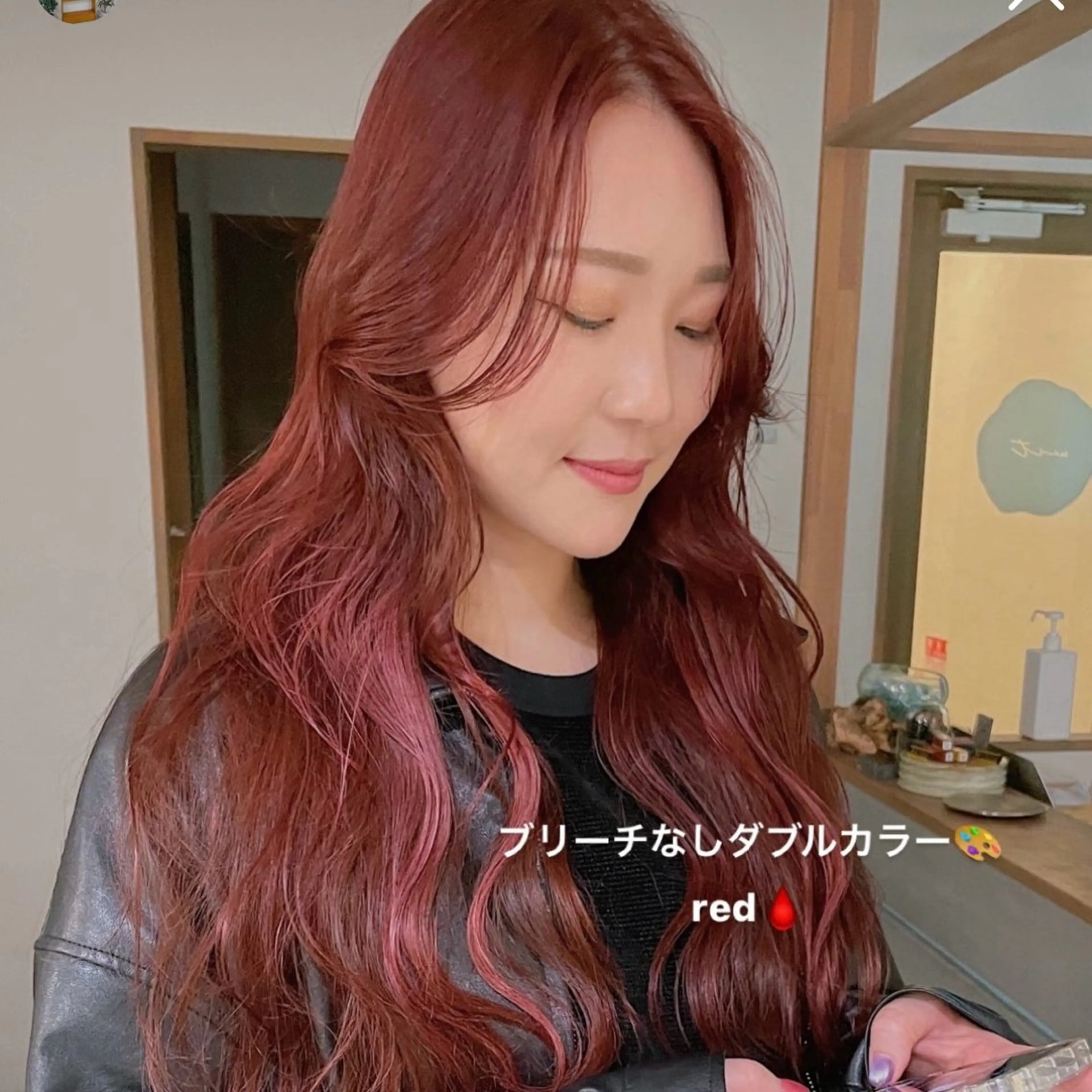 ロング ヘアカラー ニイ/栄/ カラーリスト/ロングのヘアスタイル