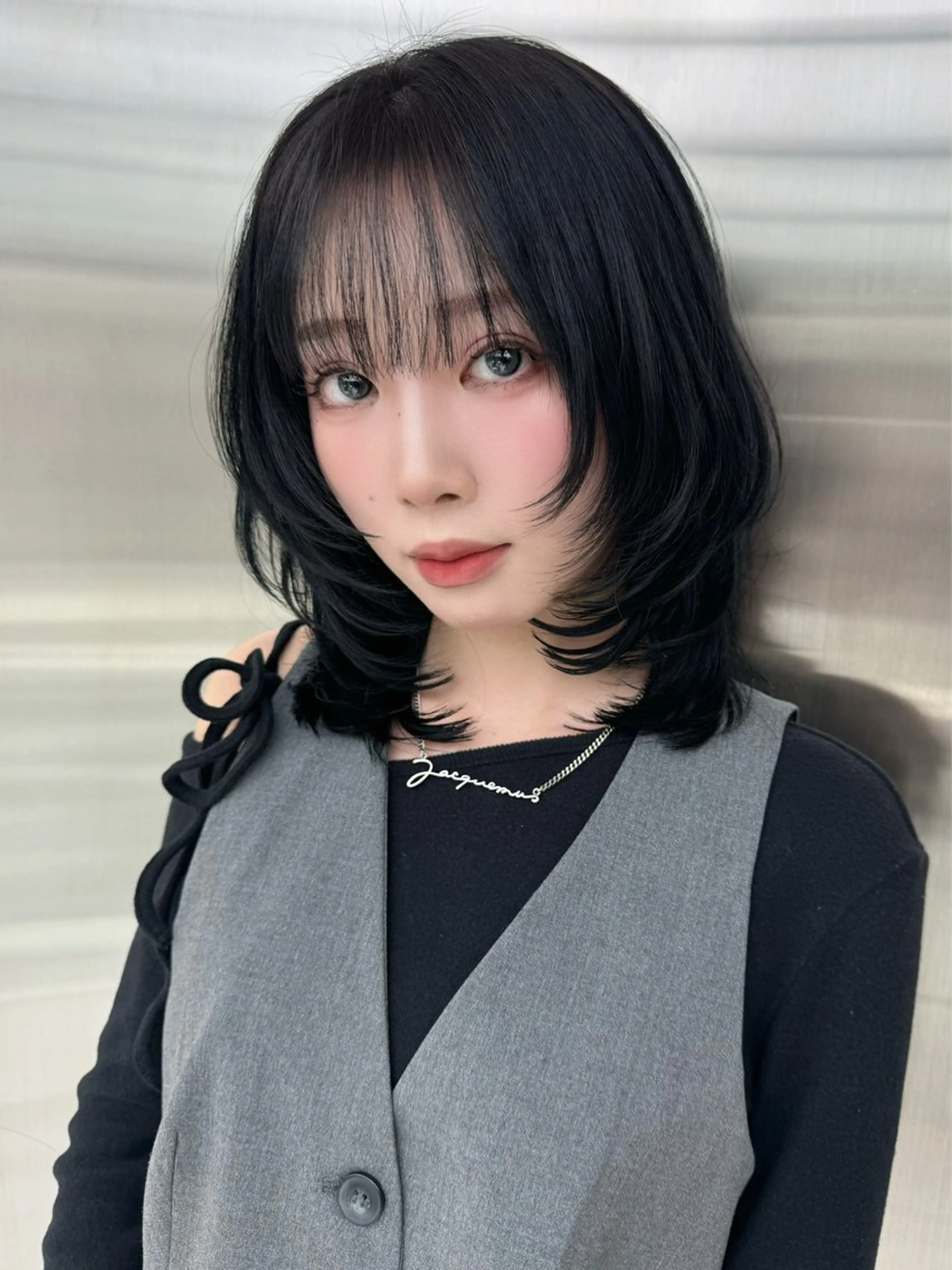 ミディアム レイヤーカット ウルフカット ウルフレイヤー REDEAL SHIBUYA所属・maya/レイヤー カット/ミインパーマのヘアスタイル