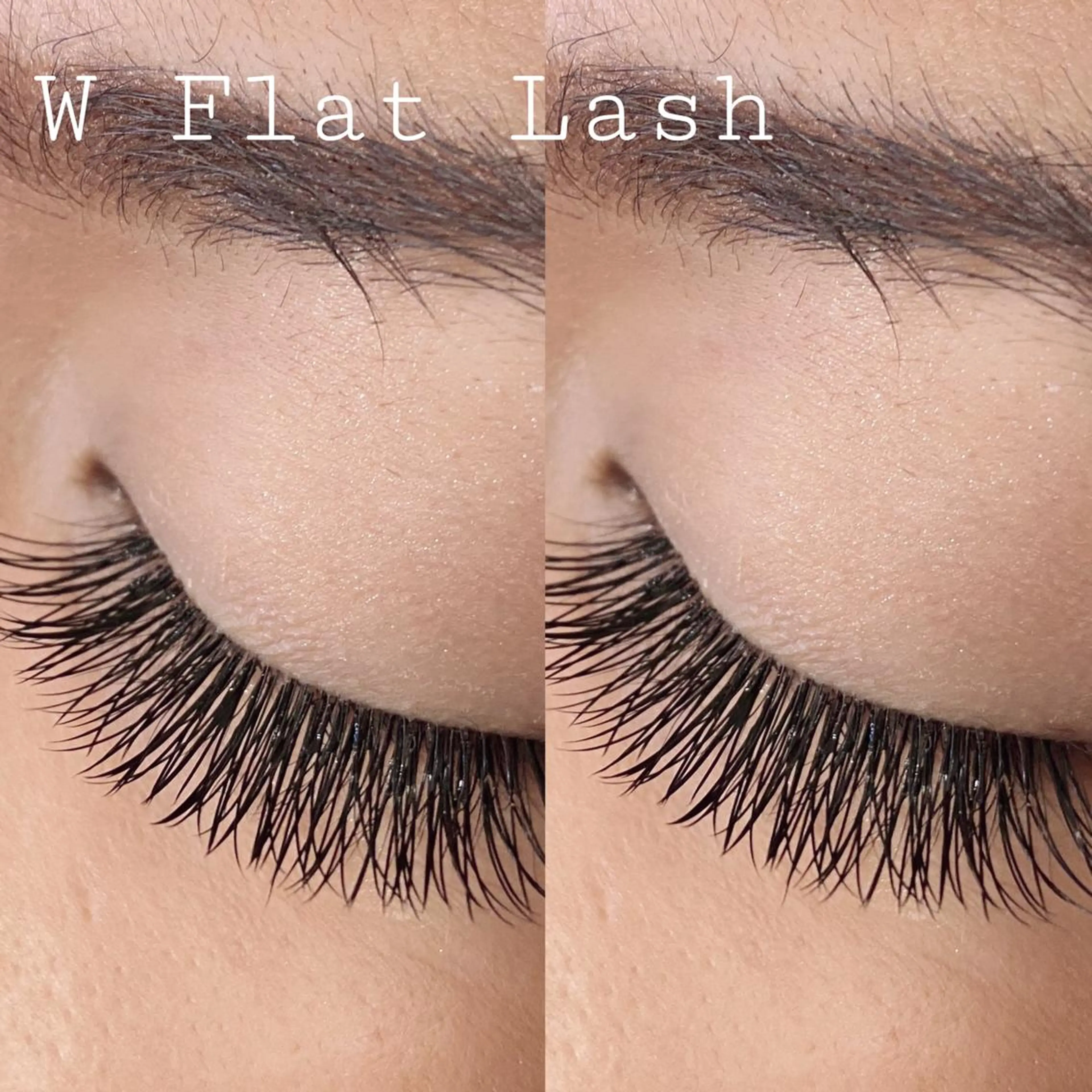 🔥学割🔥Wフラットラッシュ200本(100本)オフ有りは別途+¥550 *カラーエクステ別途+¥1500の写真