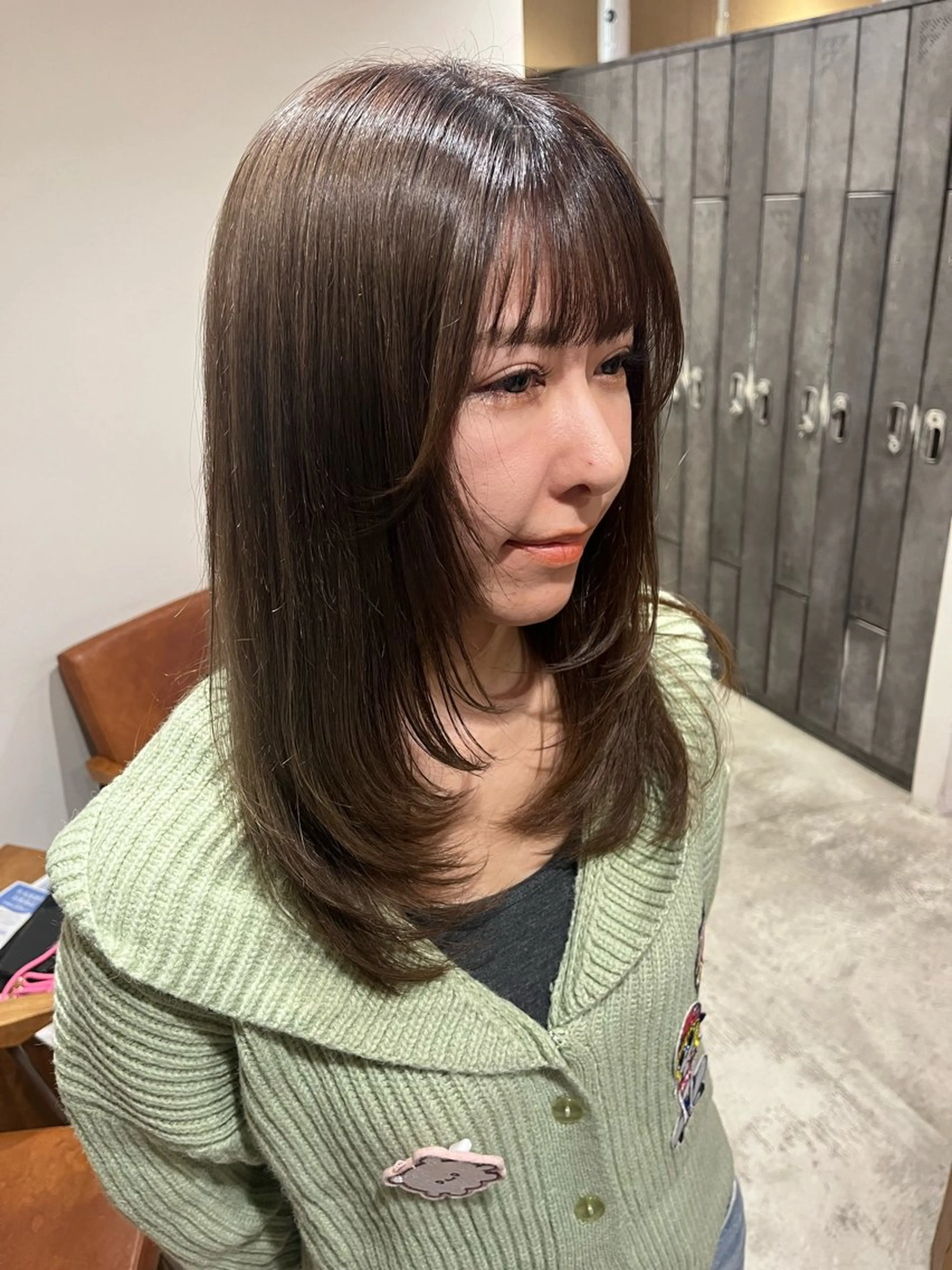 セミロング レイヤーカット 梅田美容室/カット /Maoのヘアスタイル