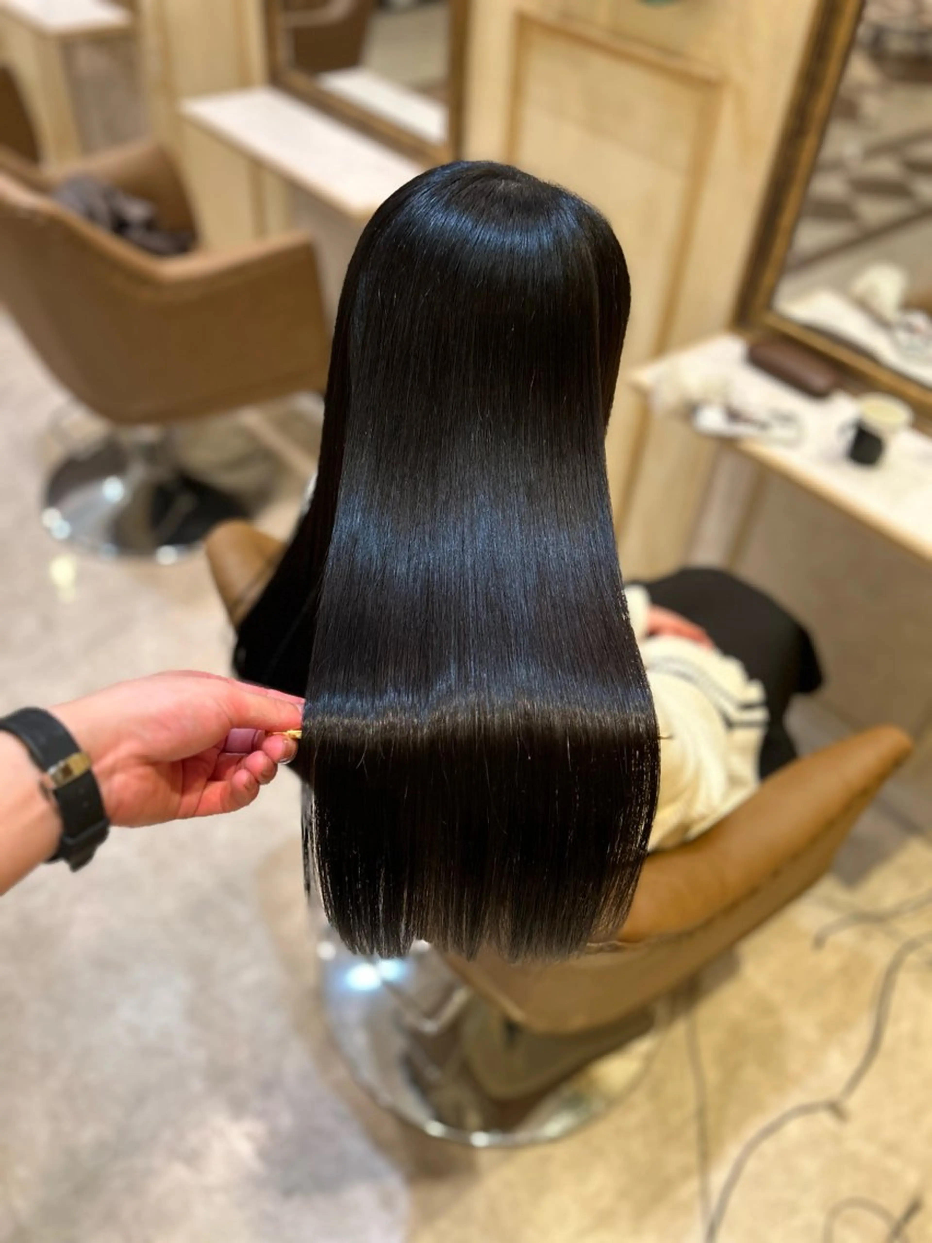 ロング パーマ 髪質改善 縮毛矯正 🌹【代表】古川暁 髪質改善縮毛矯正🌹のヘアスタイル