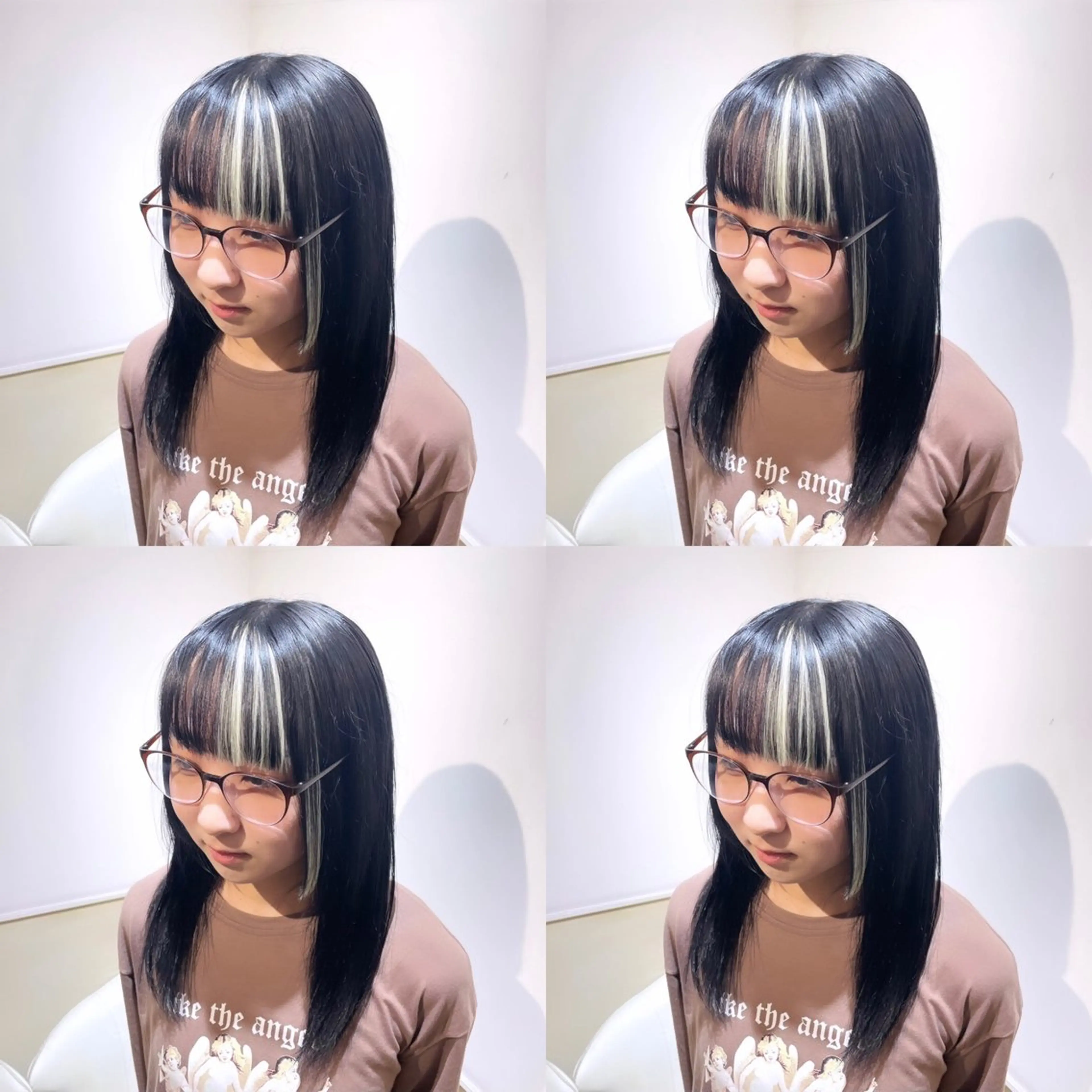 ロング カラー シールエクステ エクステ 🌟トップデザイナー 高橋🌟のヘアスタイル