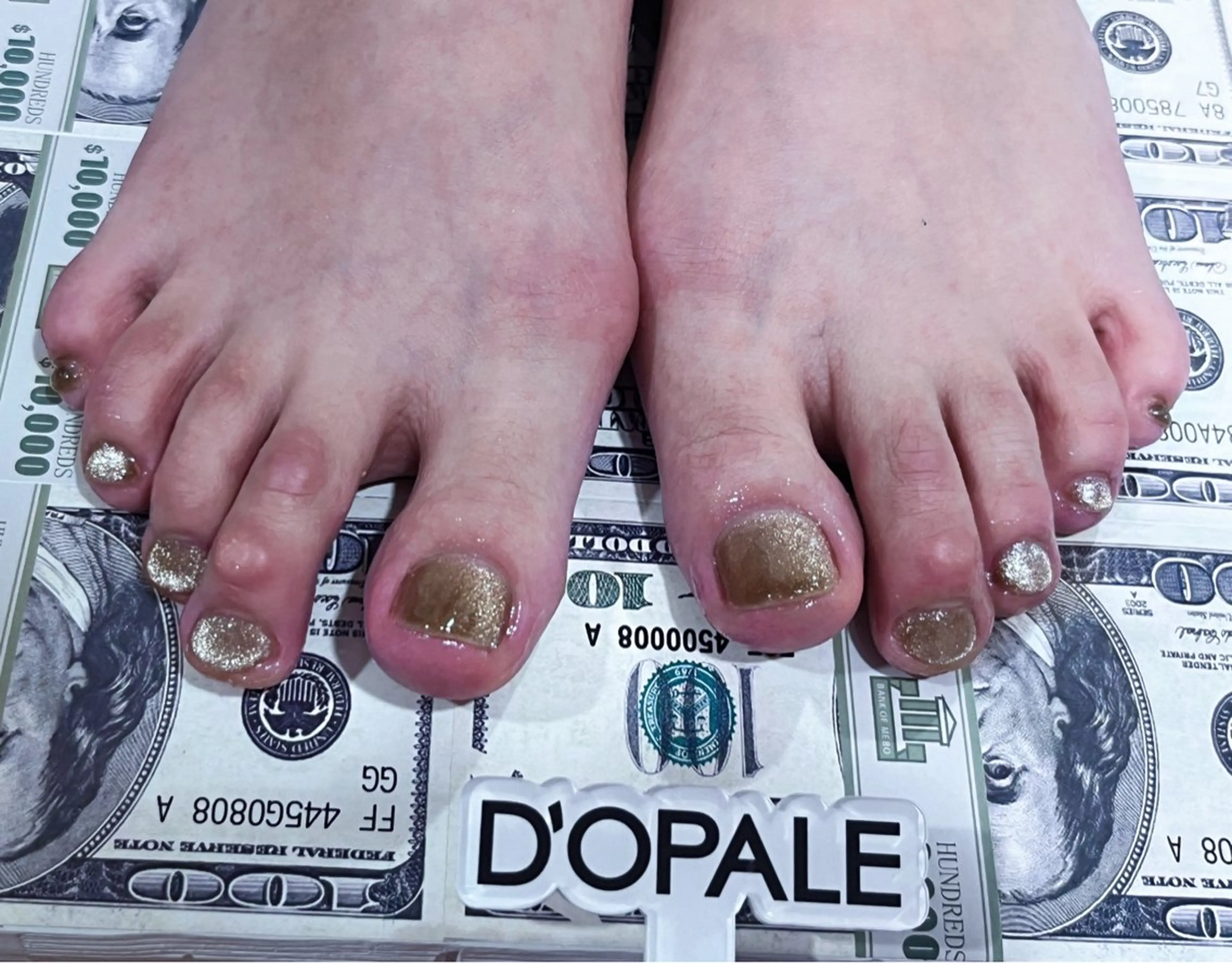 ネイル フットネイル D‘OPALEサロン所属・トパサロン 上野kkのネイルデザイン