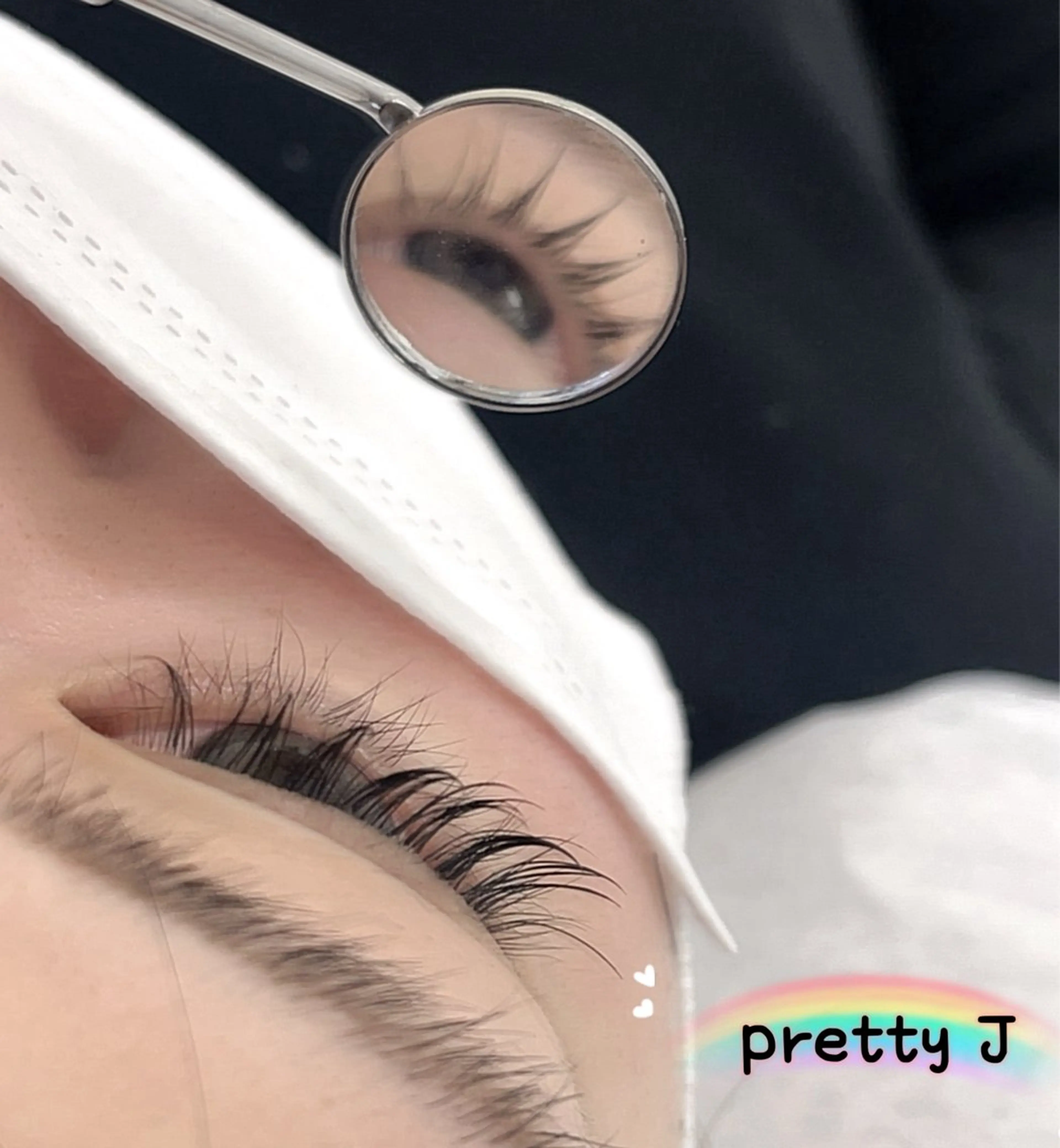 マツエク・マツパ フラットラッシュ Pretty J Eyelashのマツエク・マツパデザイン