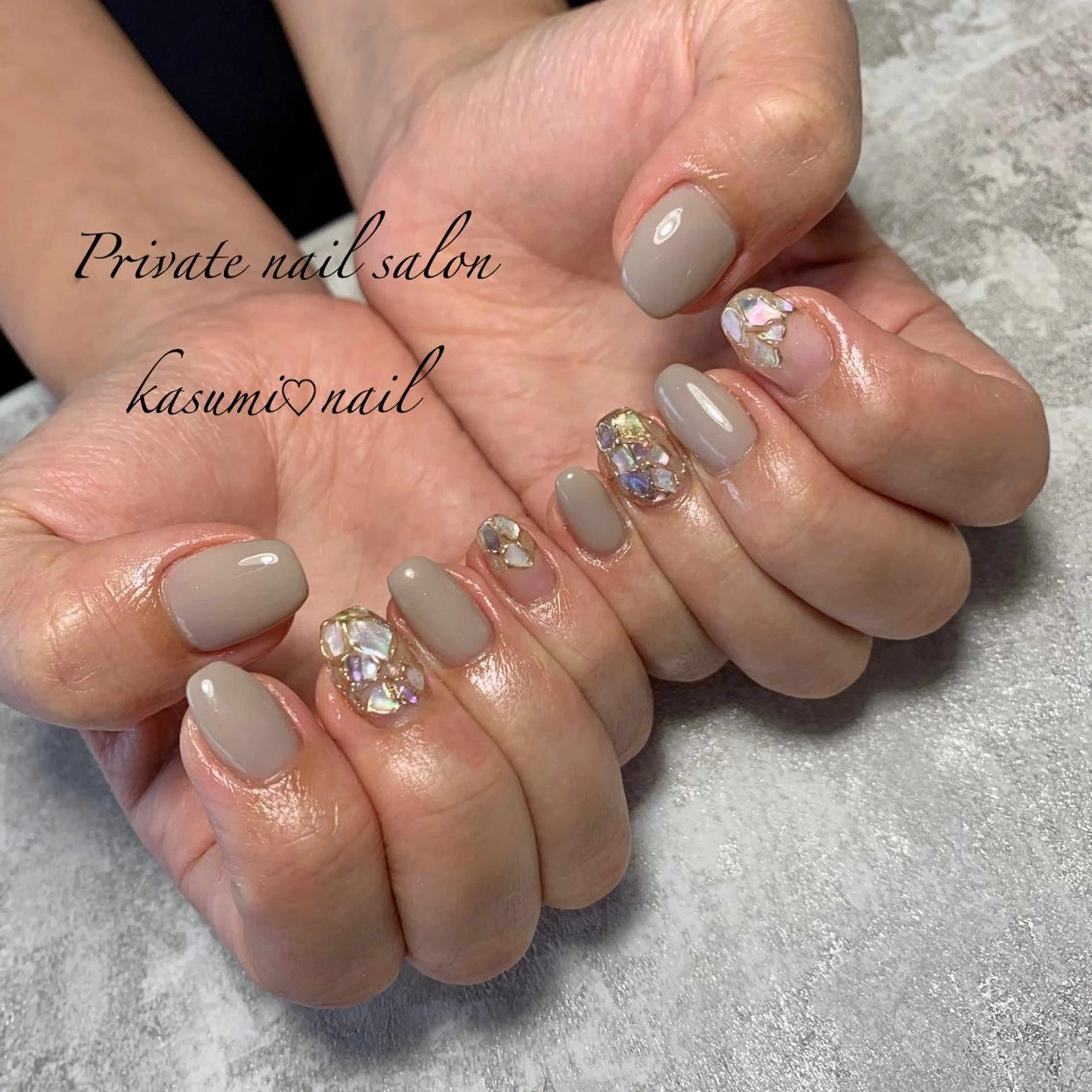 ネイル アートネイル フットネイル ジェルネイル マグネットネイル 大理石ネイル(マーブル) KASUMI♡ Nailのネイルデザイン