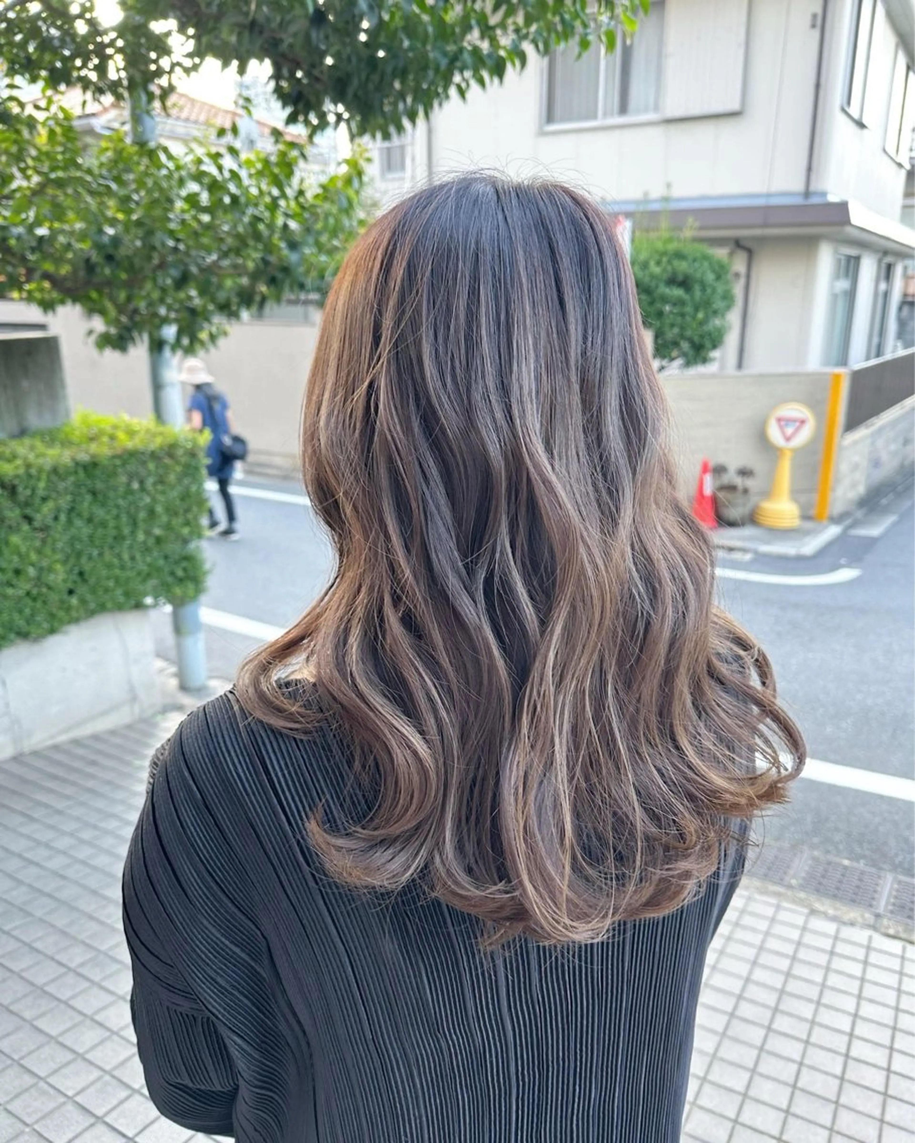 ロング カラー ベージュカラー ブリーチ ブラウンカラー ケアカラー 透明感カラー カット ヘアカラー トリートメント 【レイヤー/韓国風 /髪質改善】RINのヘアスタイル