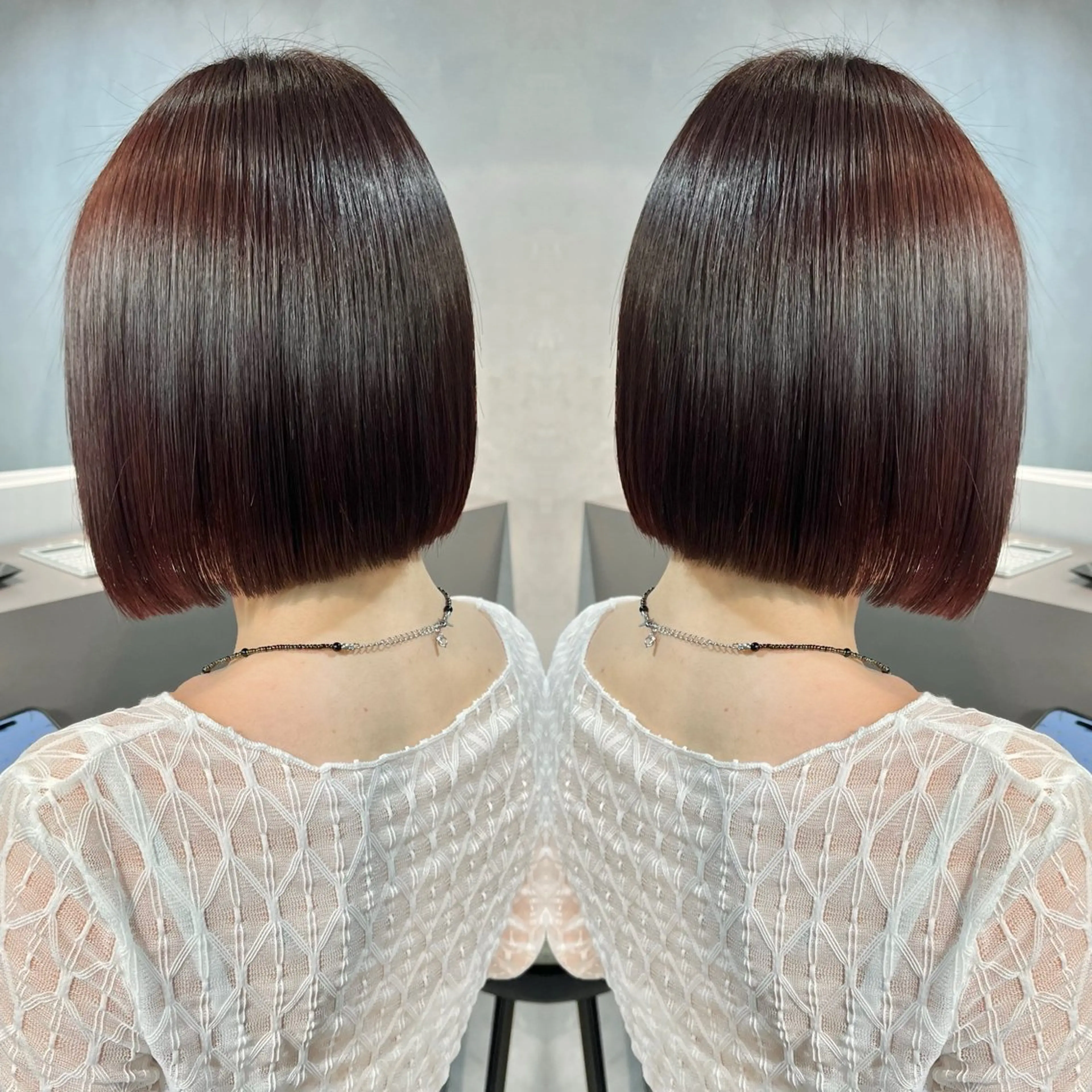 ショート ボブ/髪質改善/ ミディアム/浅川俊輝のヘアスタイル