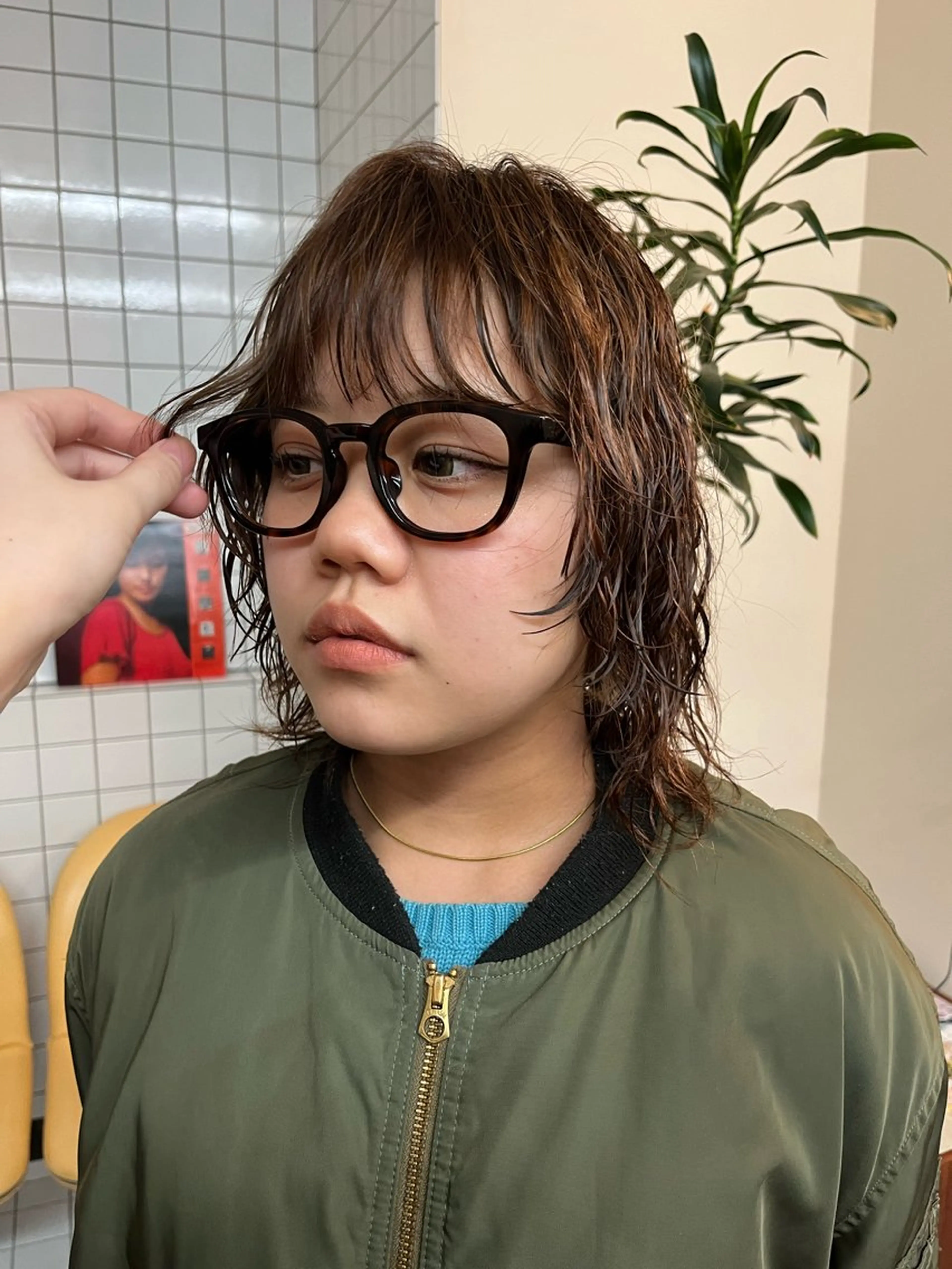 ショート パーマ ボブパーマ/パーマ ウルフパーマのヘアスタイル