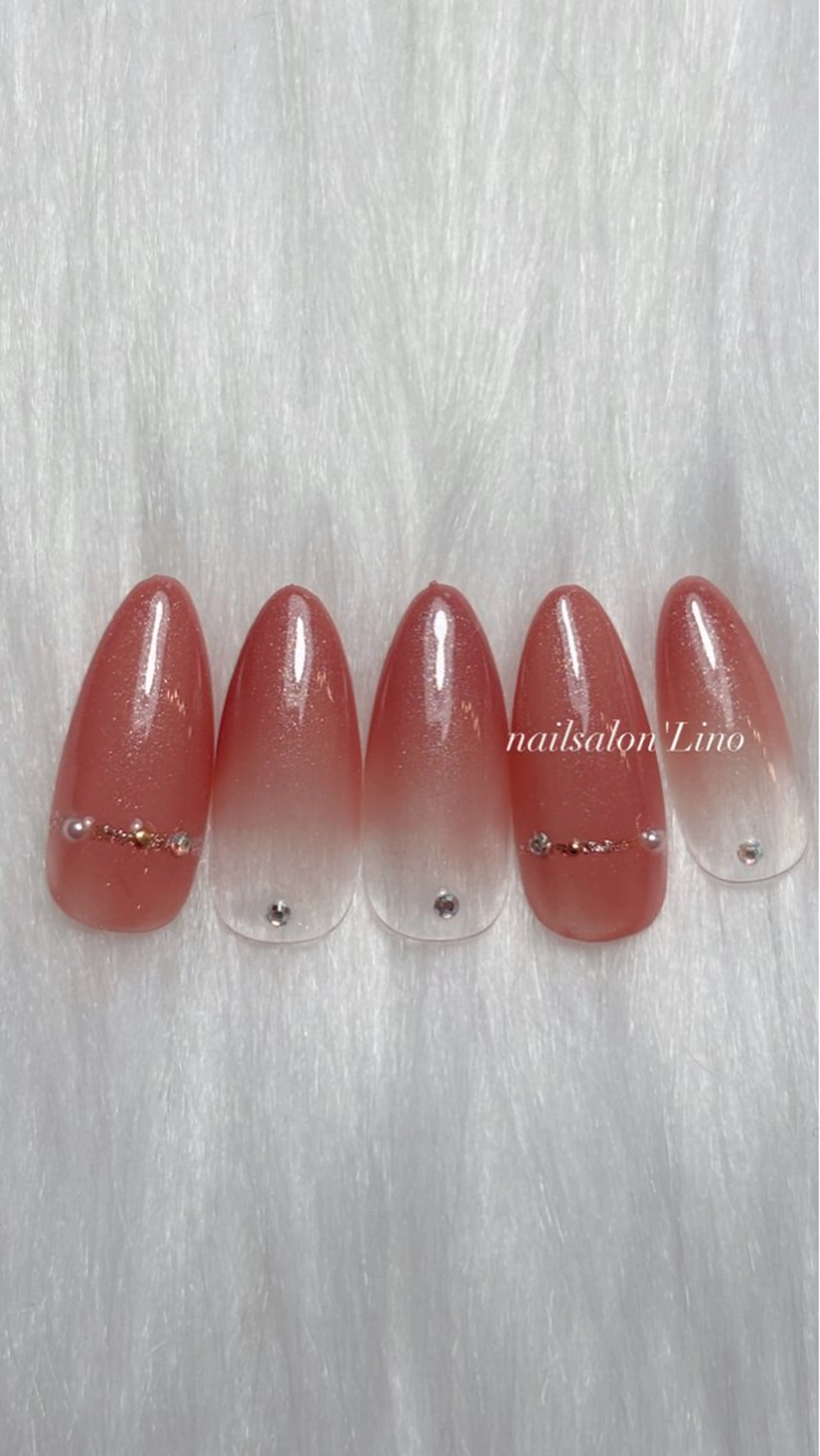 ネイル オフィスネイル ハンドネイル Lino𓂃⟡.· Chizuruのネイルデザイン