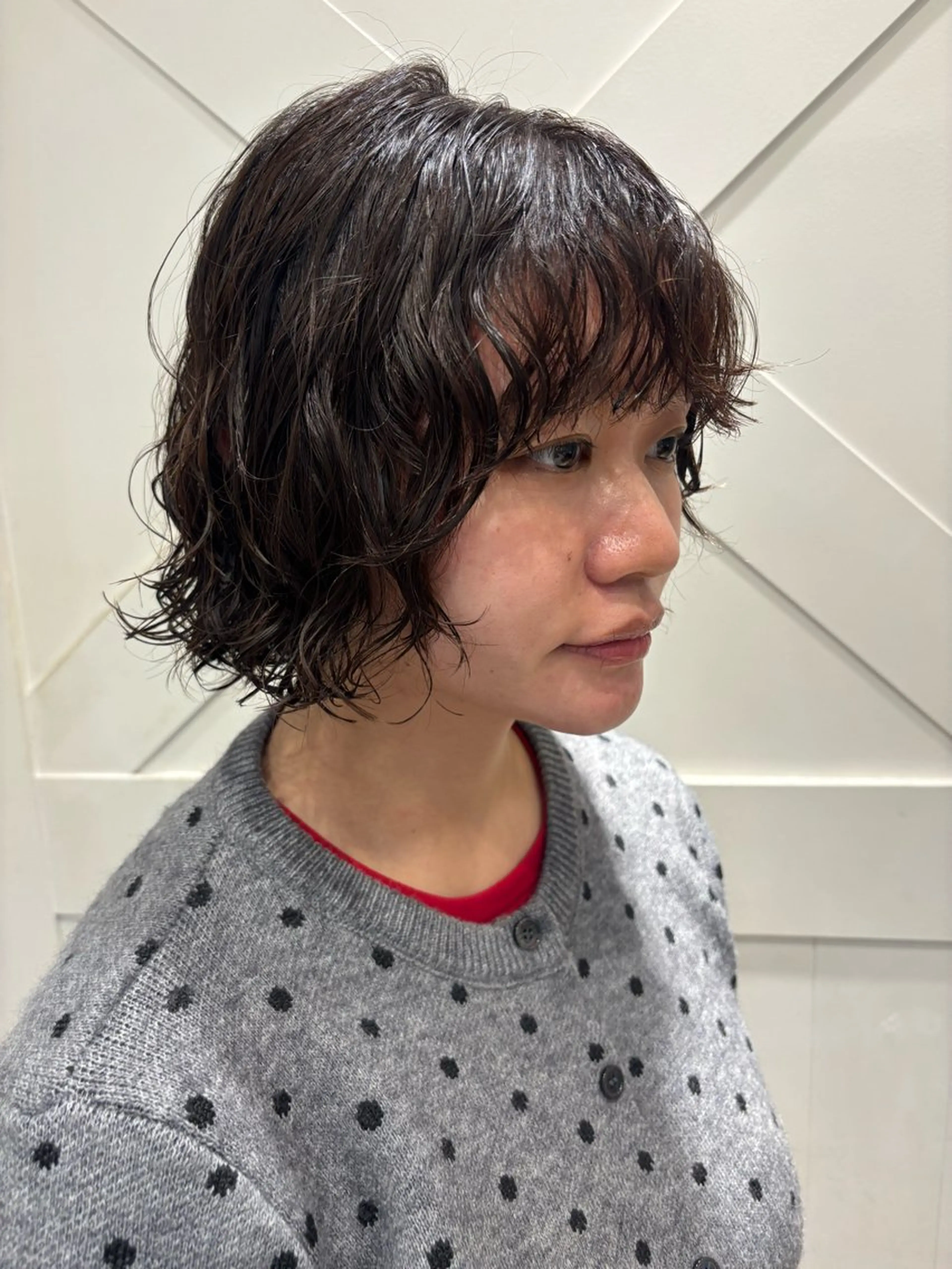 パーマ カット パーマ ゆるふわパーマ🌼 アレンジ🌼リョウカのヘアスタイル
