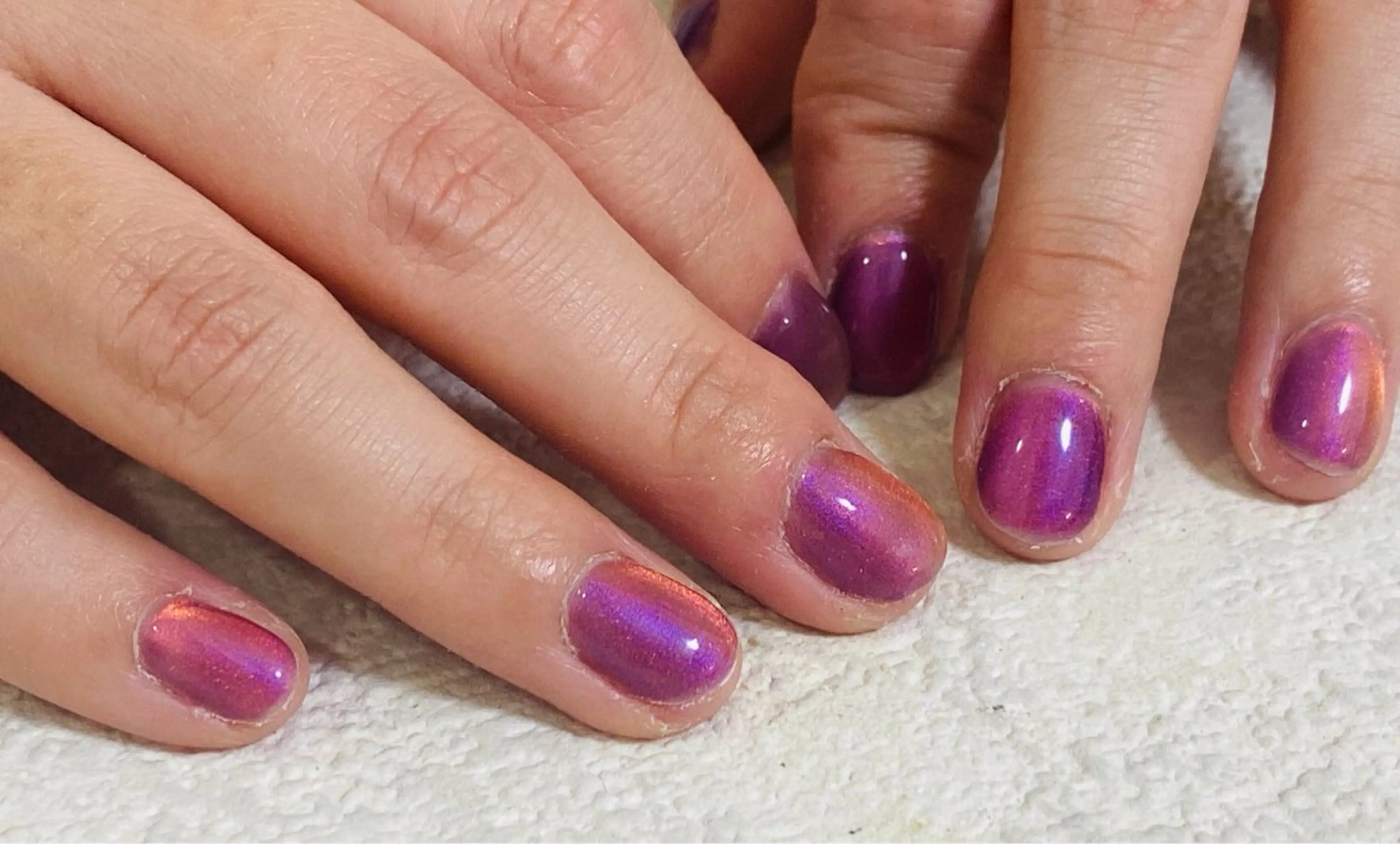 ネイル オーロラネイル フットネイル フレンチネイル ジェルネイル 韓国ネイル Mogu nail 二子玉川のネイルデザイン